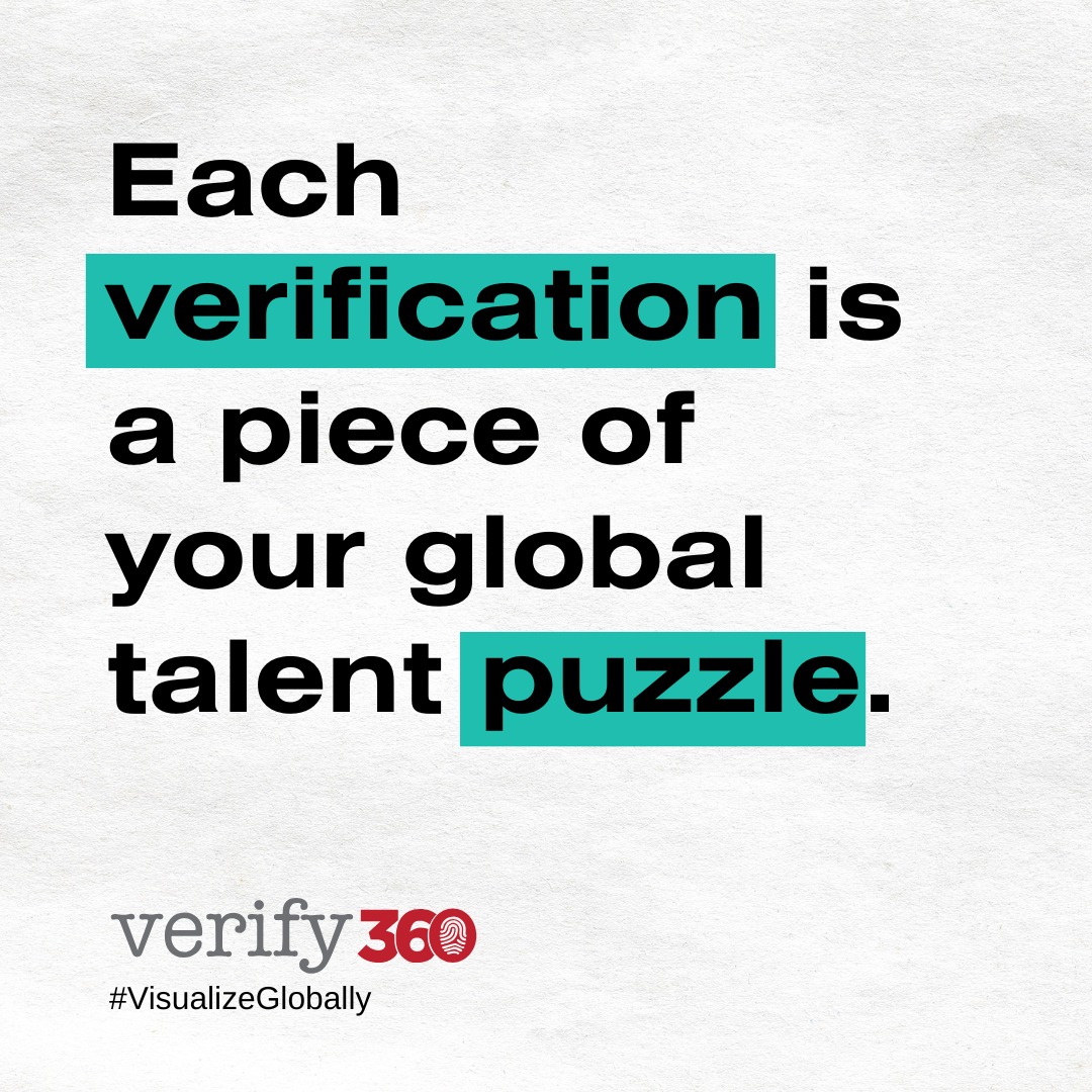 Verify360 - 🌍 Each verification is a piece of your global... | Facebook