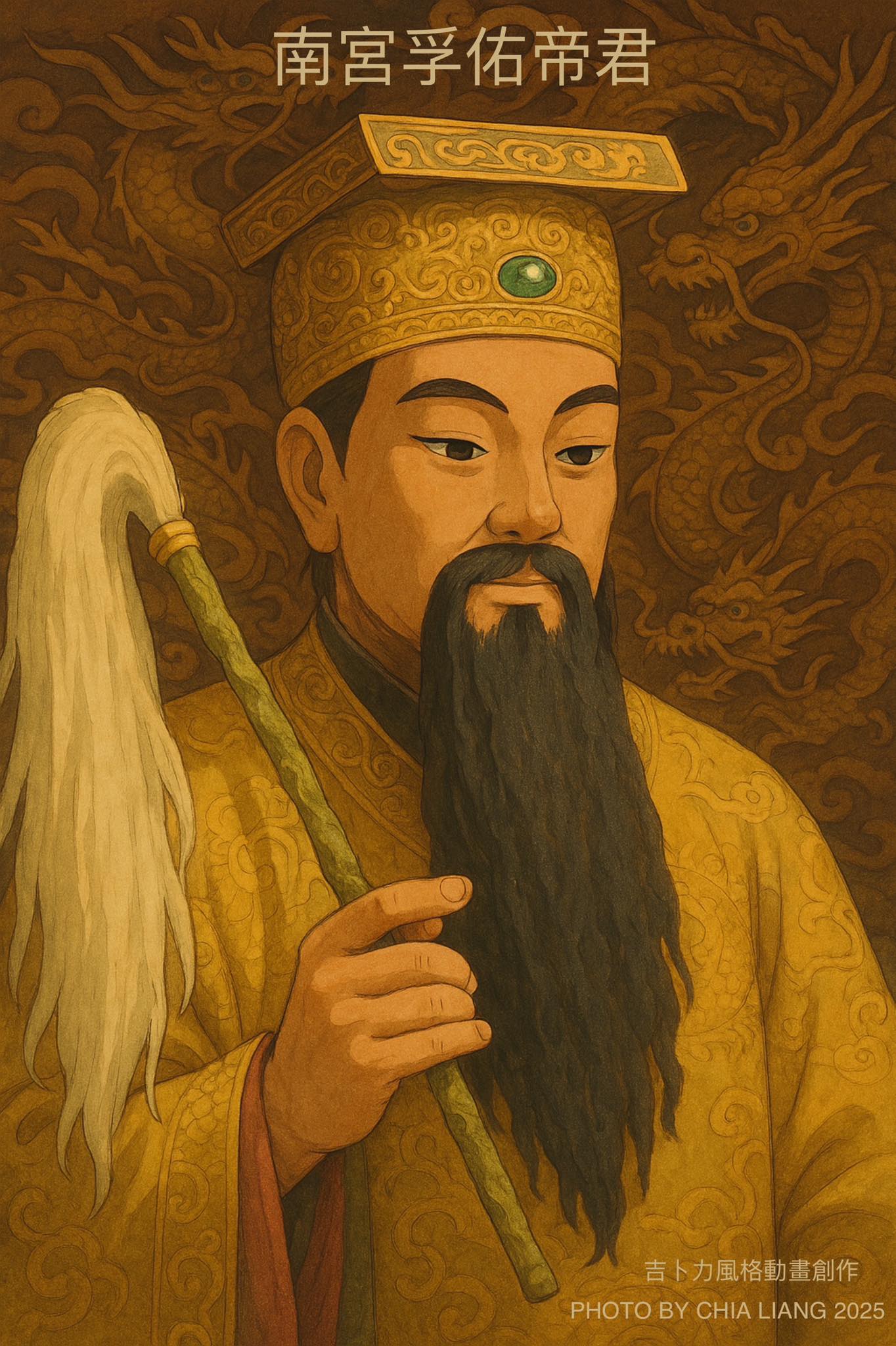 財團法人鳳山鎮南宮仙公廟 - ⚛️ 當下網路社群上正掀起一股風潮 「#吉卜力風格AI動畫繪圖作品」 ☮️ 當然我們的呂仙祖，也要來個驚艶體驗 ...