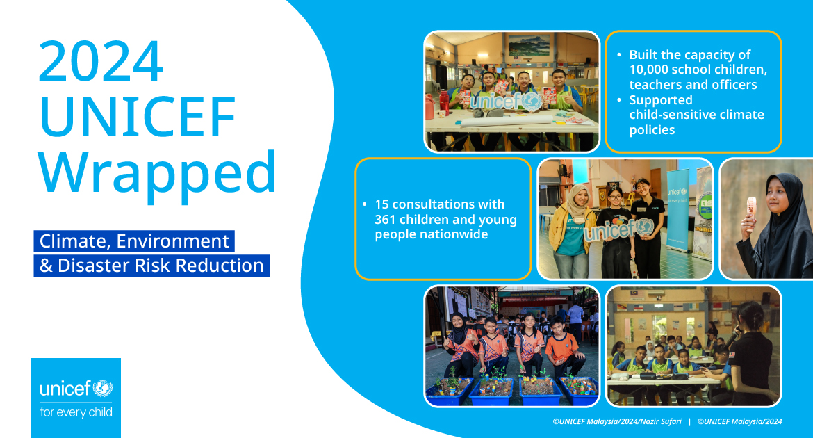 UNICEF - #2024UNICEFWrapped: Climate, Environment & Disaster Risk ...