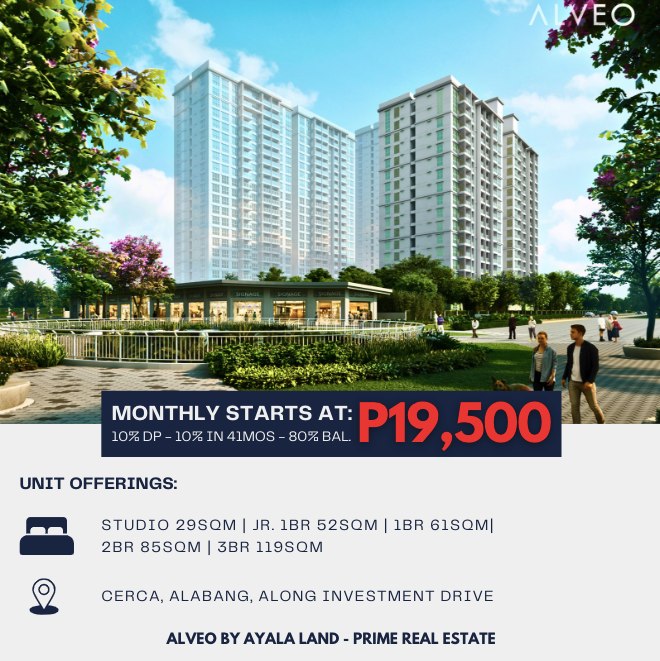 ALVEO by Ayala Land - Alliza Maura Naupan | Muntinlupa City