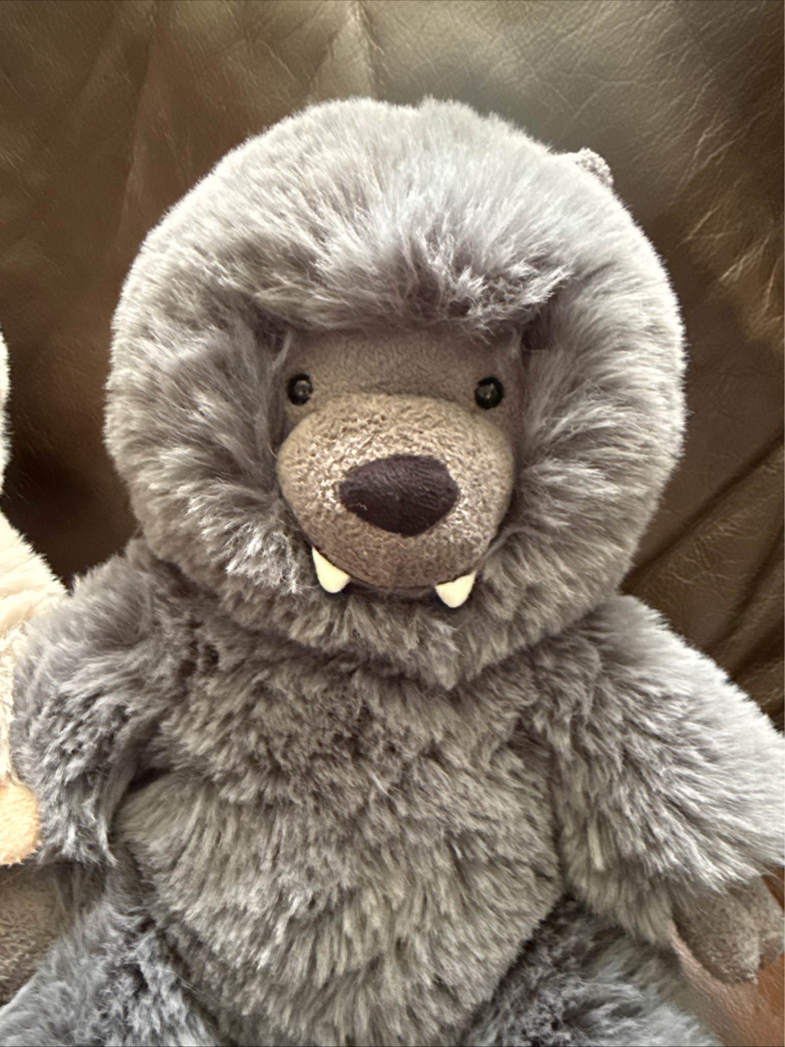 Jellycat Bo Bigfoot and Wilf Wolf Plush Set - Stuffed Animals