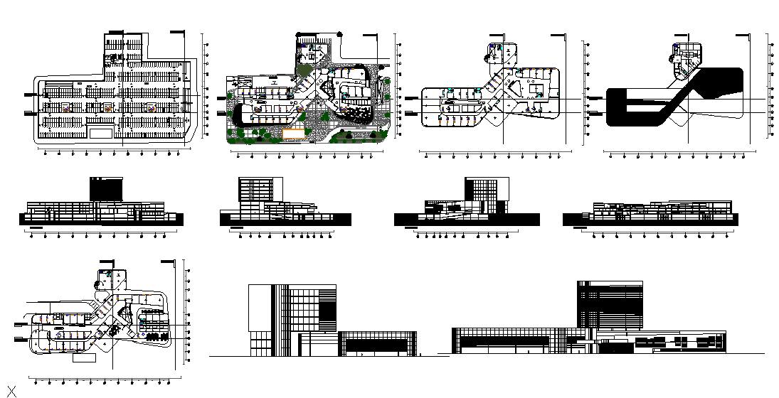 Architecture - Commercial Building Project Detail.. zone from loading ...