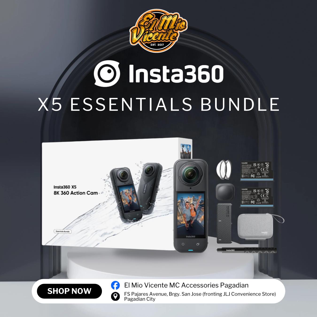 MM93 Insta360 2025チャンピオン記念モデ X5 ルの8Kカメラ