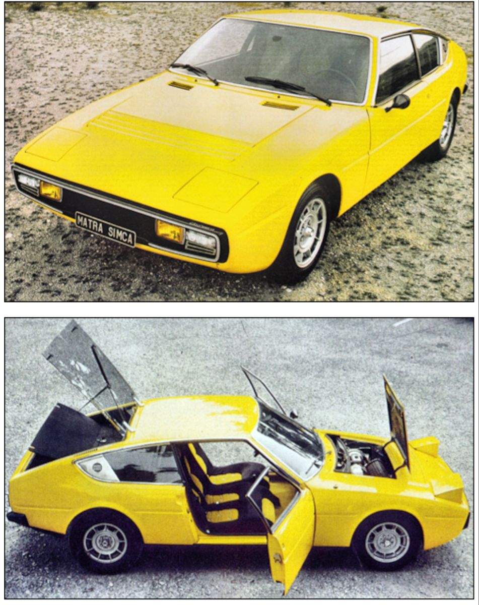 Matra-Simca Bagheera, a unique French sports car