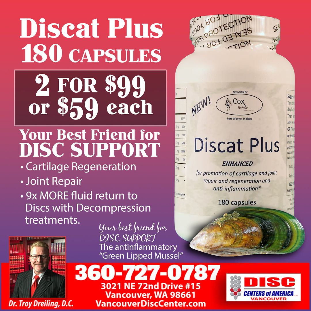 Zenaptic - Discat Plus Enhanced helps: • inflammation reduction ...
