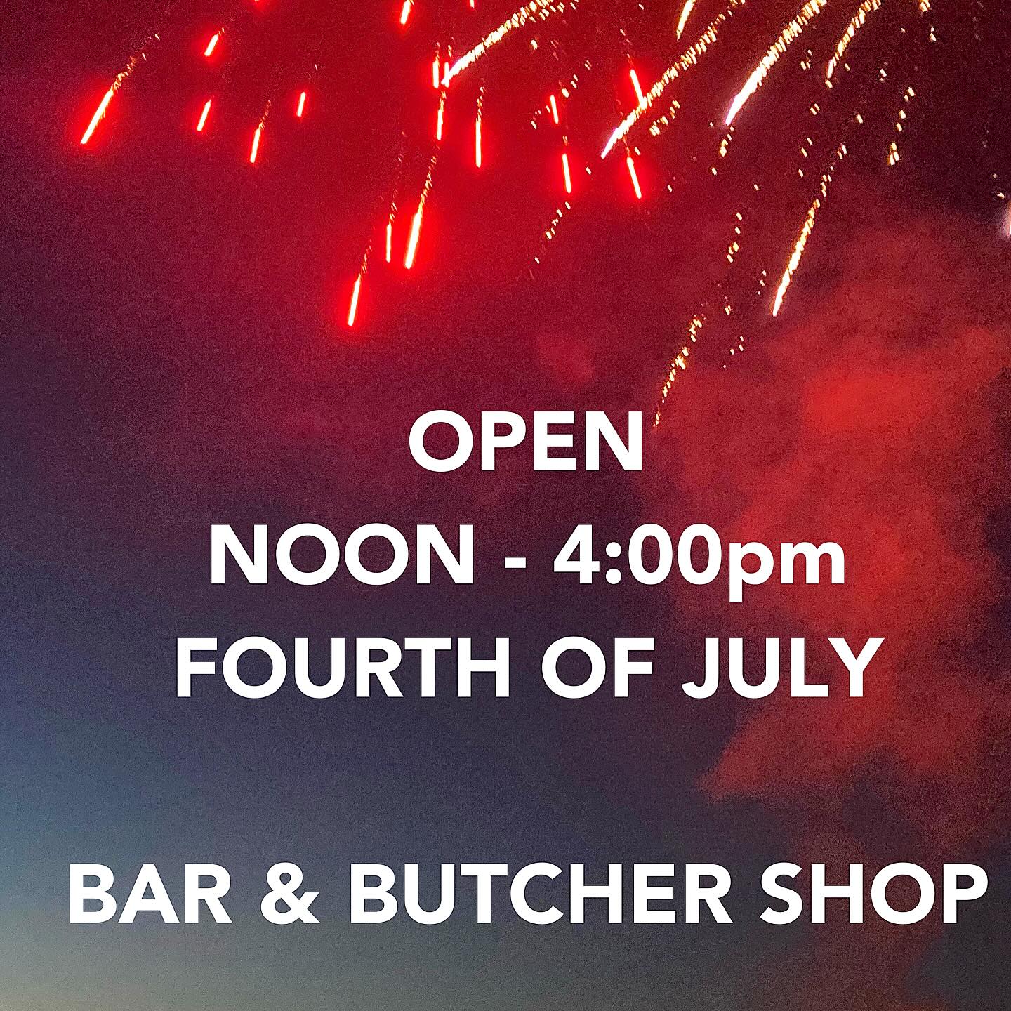 The Ruby Brink - Open for Lunch and Butcher Shop sales on...