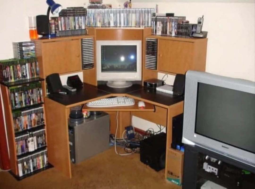 Historic - This corner was the dream in the 1990s, the ultimate setup ...