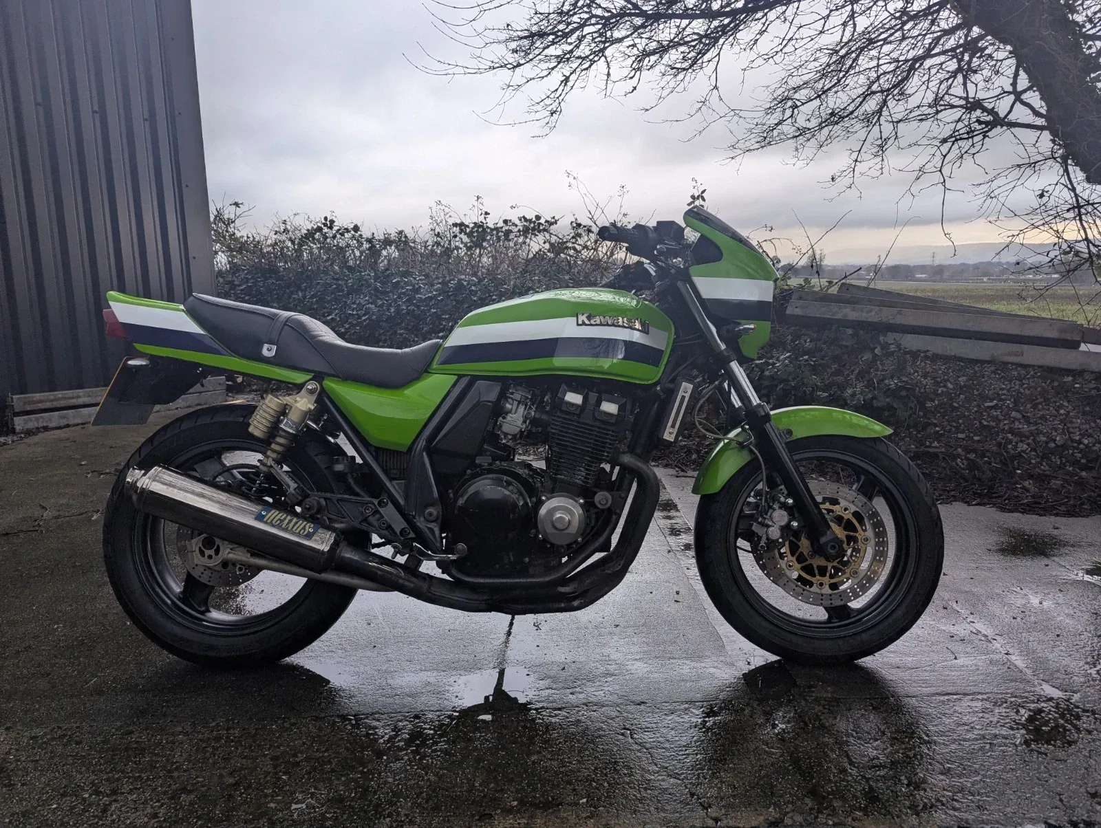 Check out this 1994 Kawasaki ZRX 400 with 12 months MOT, recently