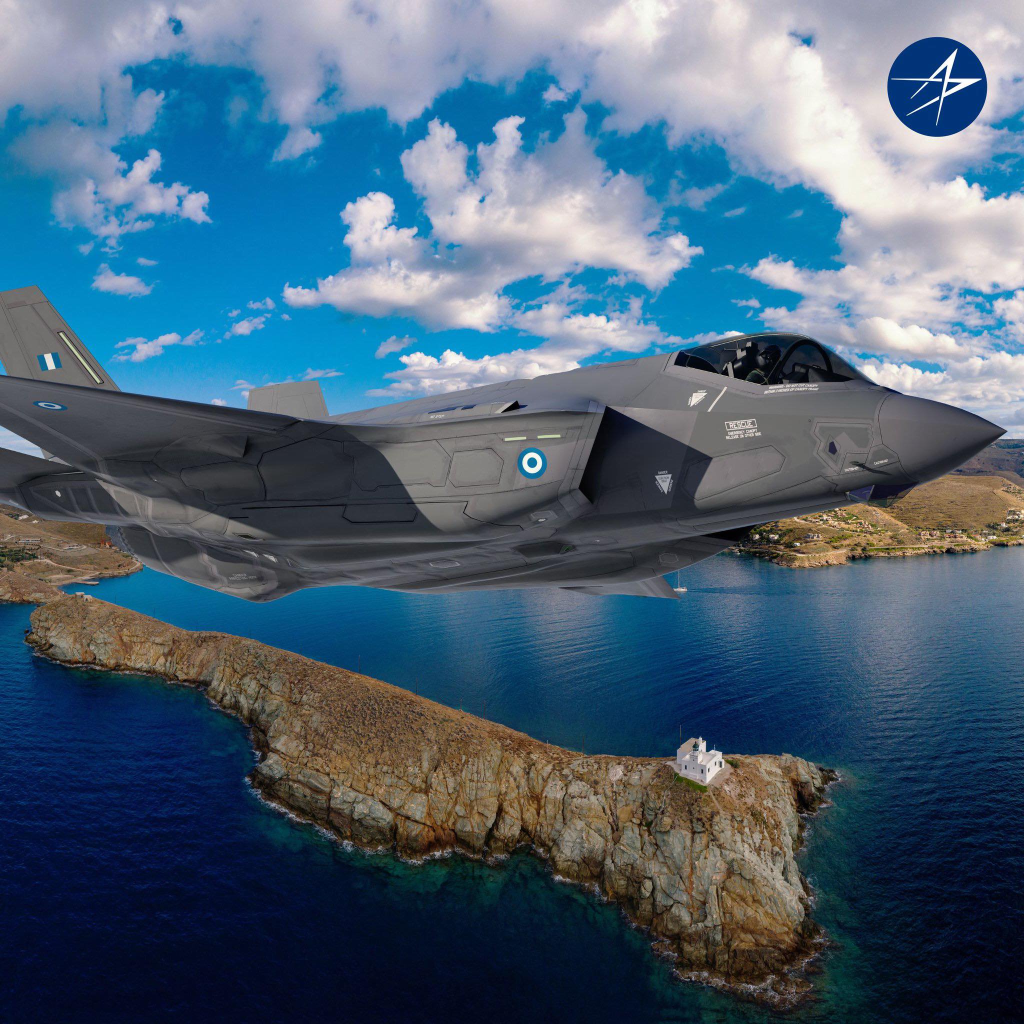 World - Hellenic F-35 💙🤍 📸 by Lockheed Martin | Facebook