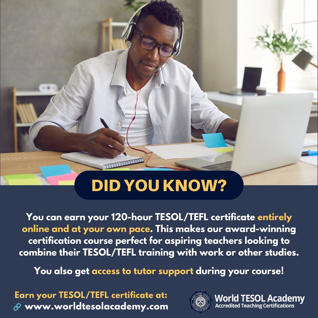 💡 Did you know? 💡 💻 You can earn... - World TESOL Academy