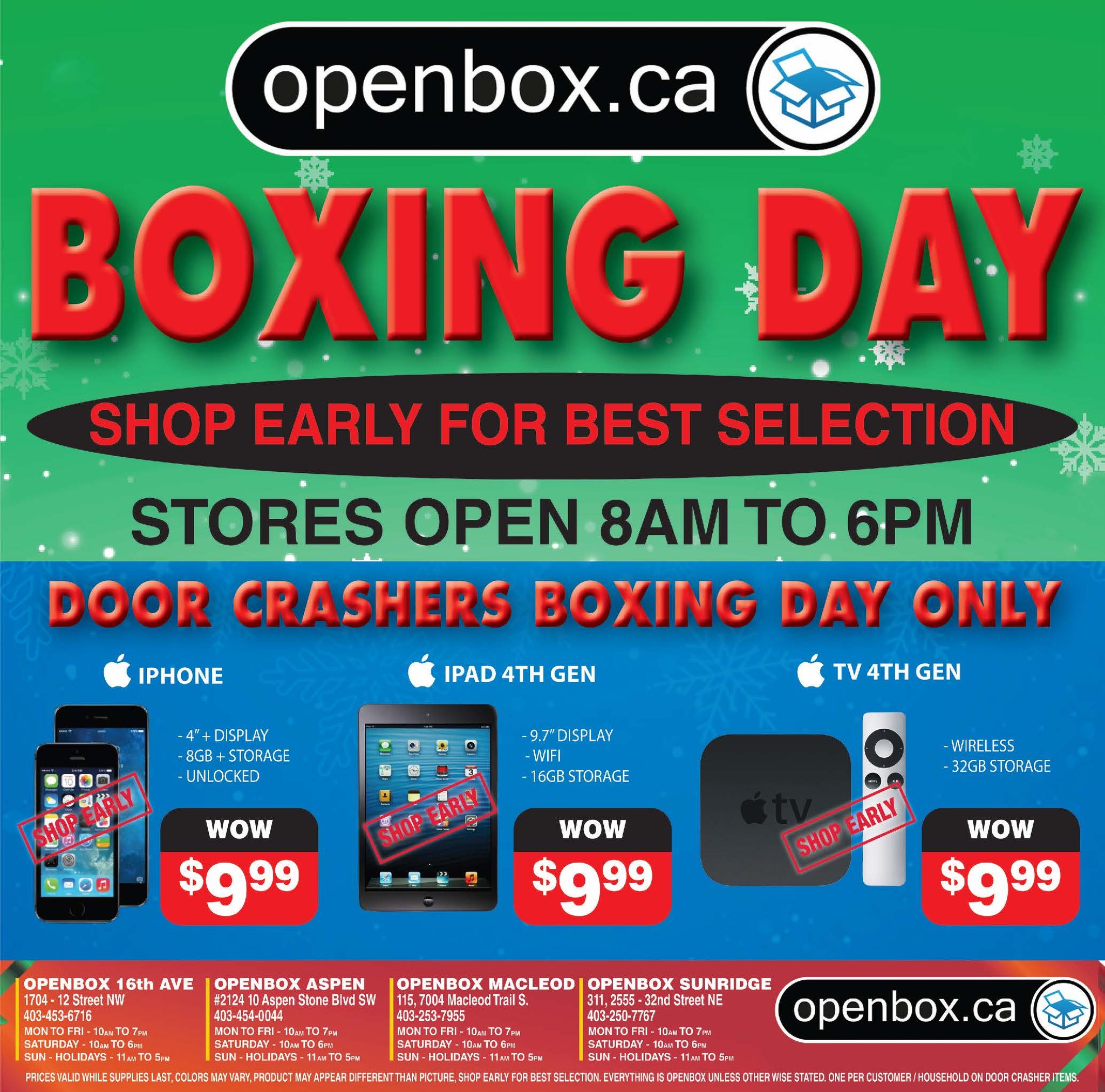OpenBox Calgary
