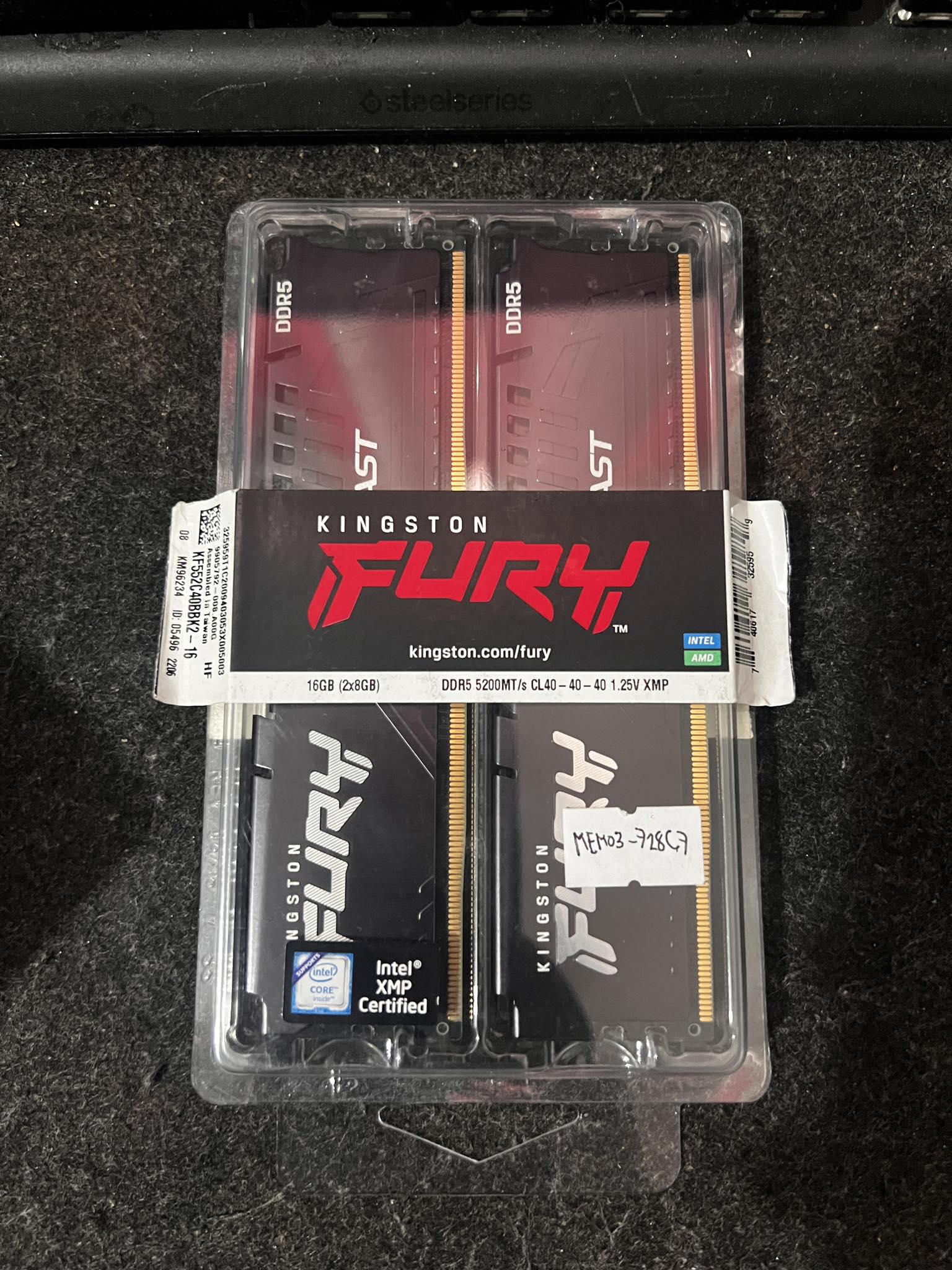 FS: Kingston Fury DDR5 5200 8x2 - 16GB 4k each Sampaloc Manila New 