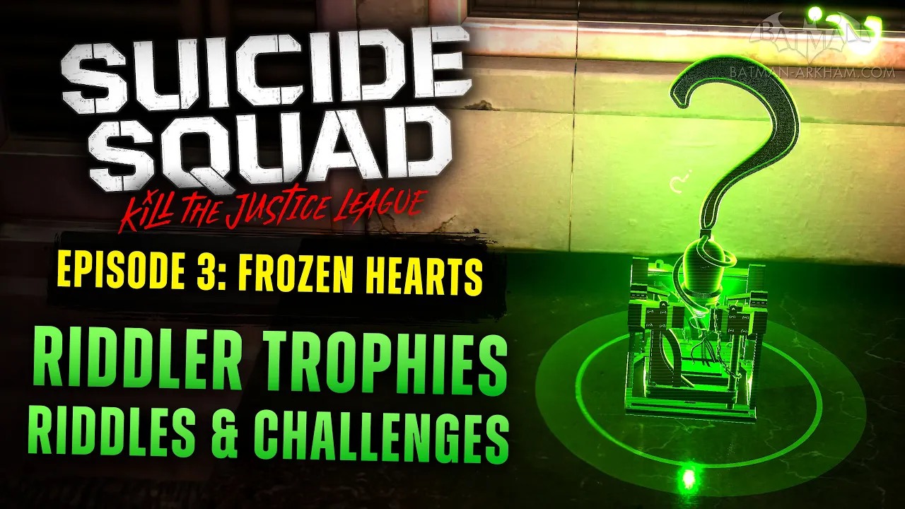 Batman - Suicide Squad: Kill the Justice League - All Riddler Trophies ...
