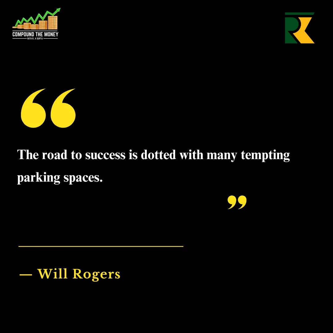 Compound - Success isn’t a straight road — it’s filled with tempting ...