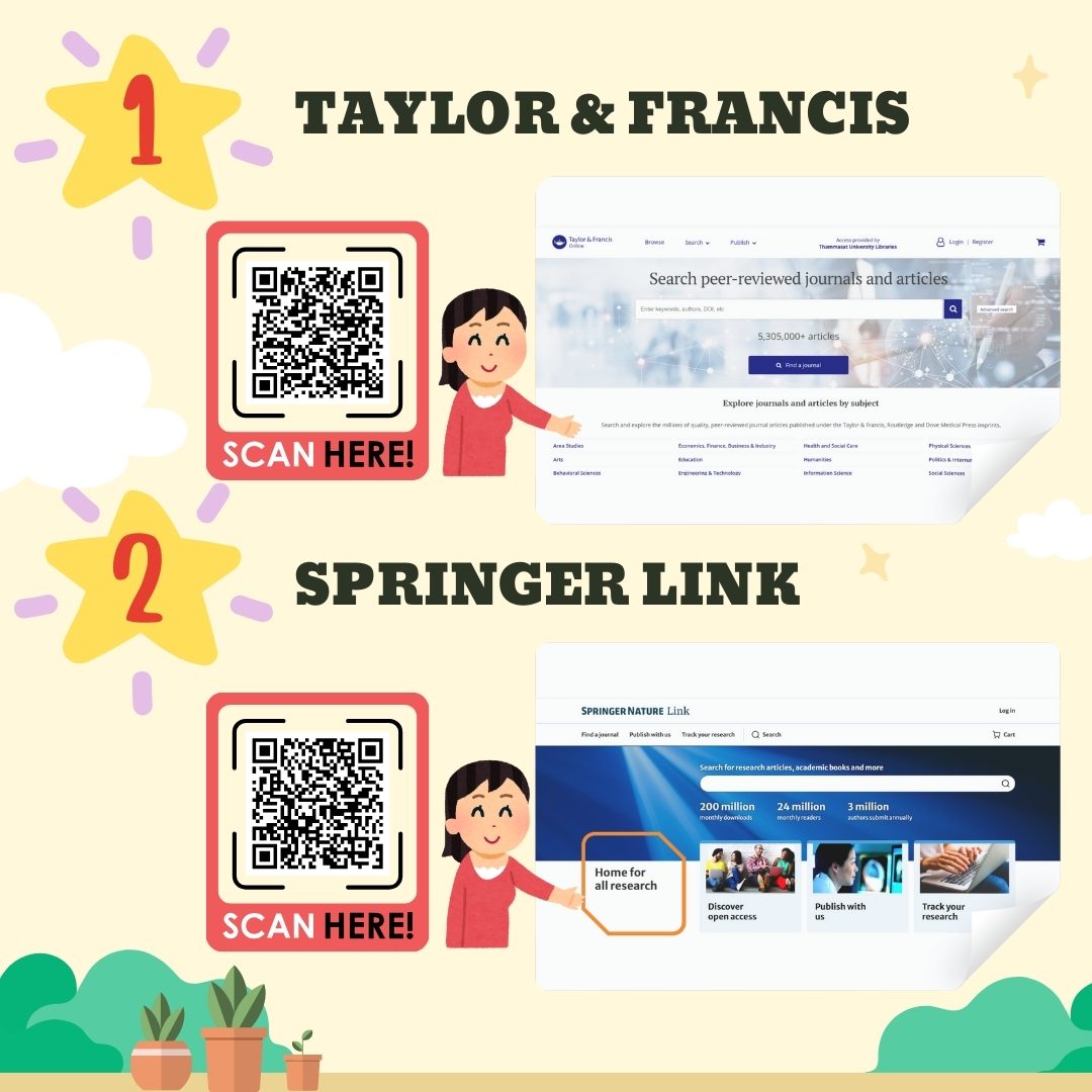 Thammasat - 1. TAYLOR & FRANCIS : ให้บริการวารสารครอบคลุมกว่า 2,000 ...