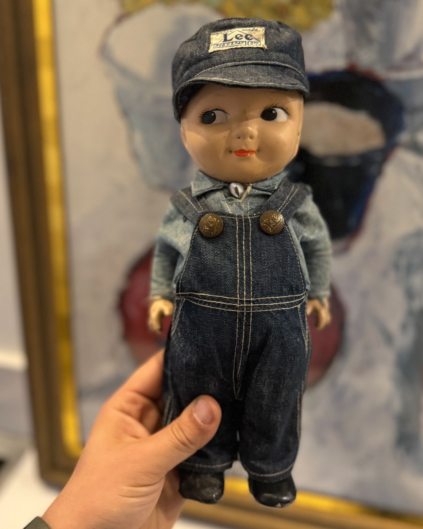 Vintage Buddy Lee doll from 1940s or 1950s