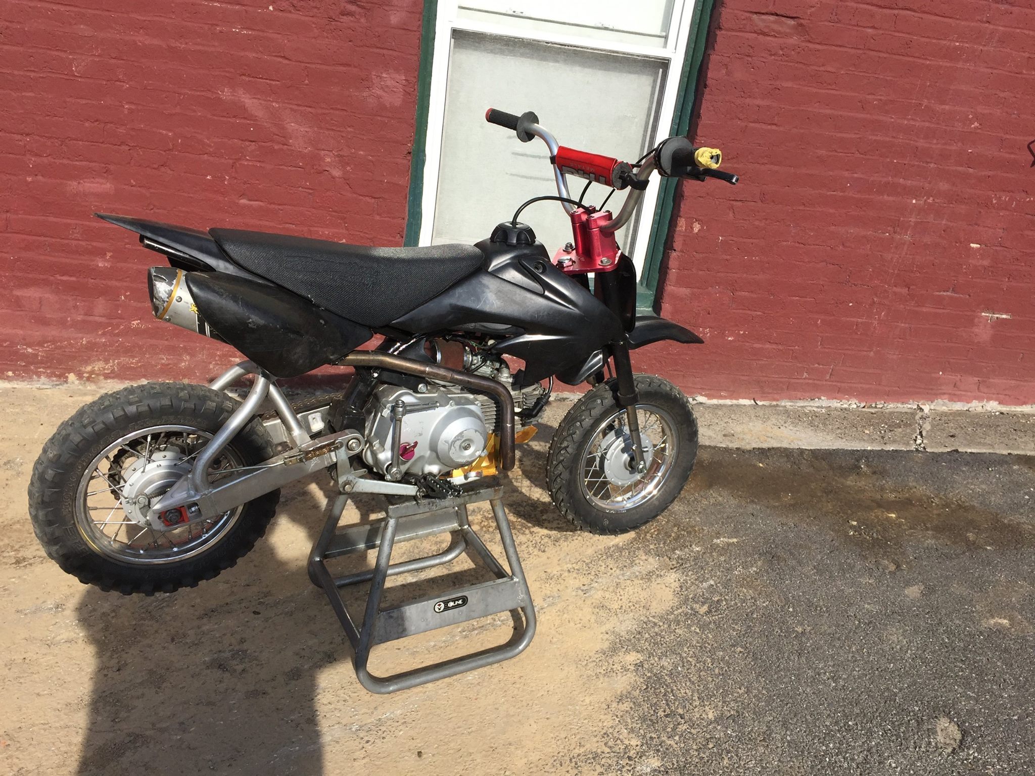 Silver Aluminum Skid Plate For Honda XR50 CRF50 Z50 SSR 50cc-125cc Dirt Pit Bikes