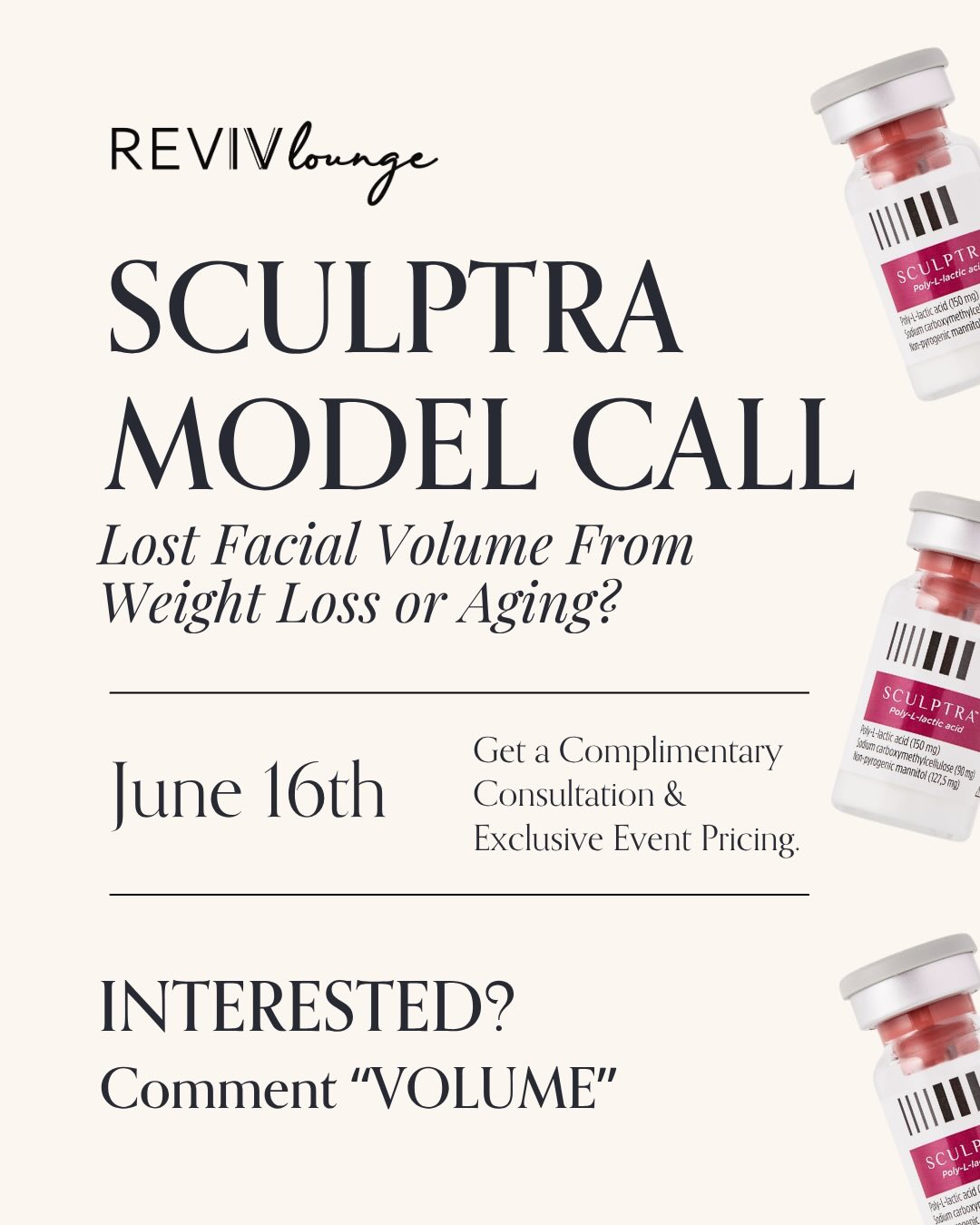 Noticing facial volume loss? Whether it's from aging, significant weight loss, or GLP-1 medications, loss of facial volume can make you look older, tired, or less like yourself. Sculptra works differently than