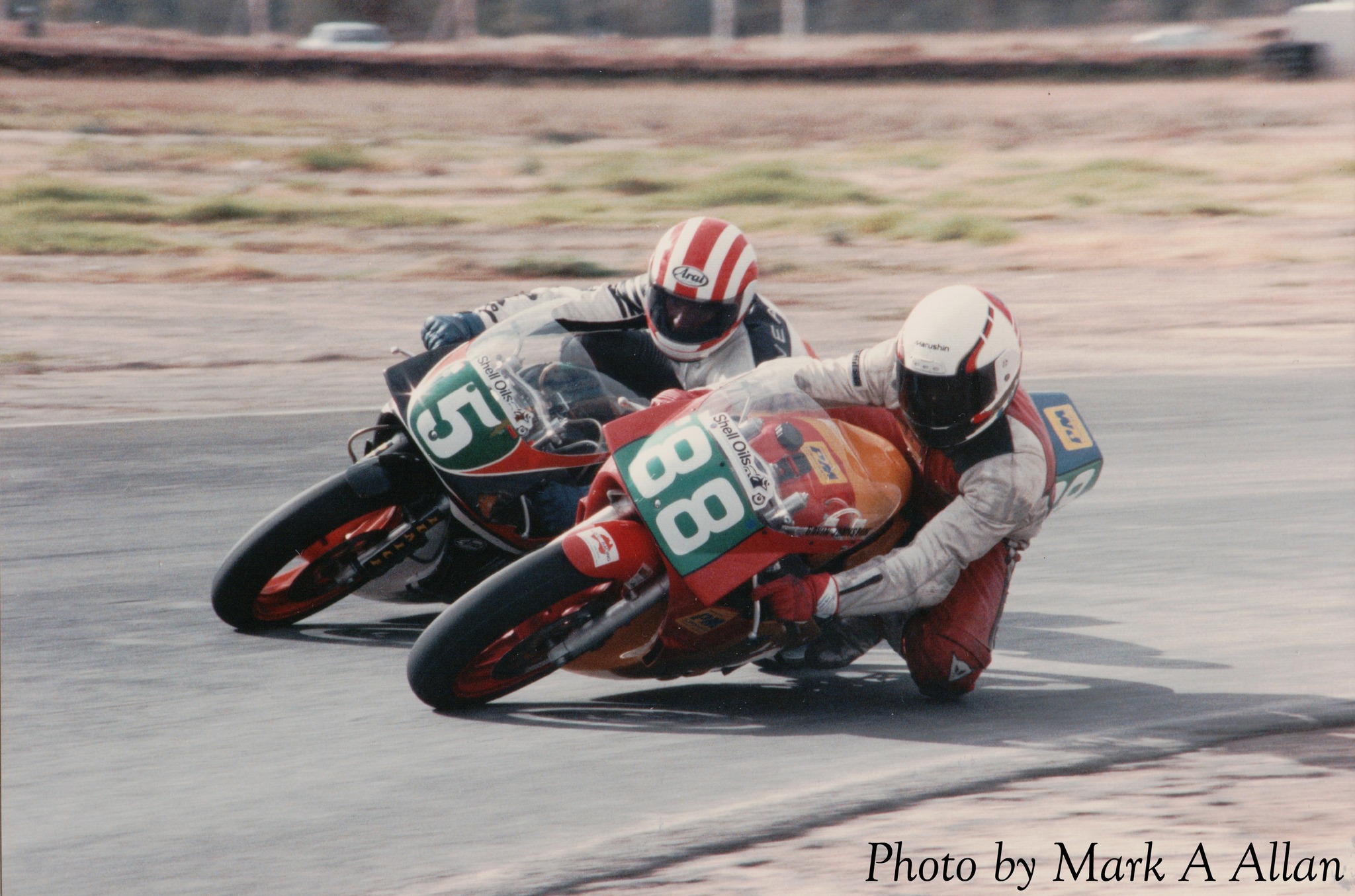ROAD RACING PHOTOS 70/80/90 | #5 Trevor Manley and #88 Gavin Johnston ...