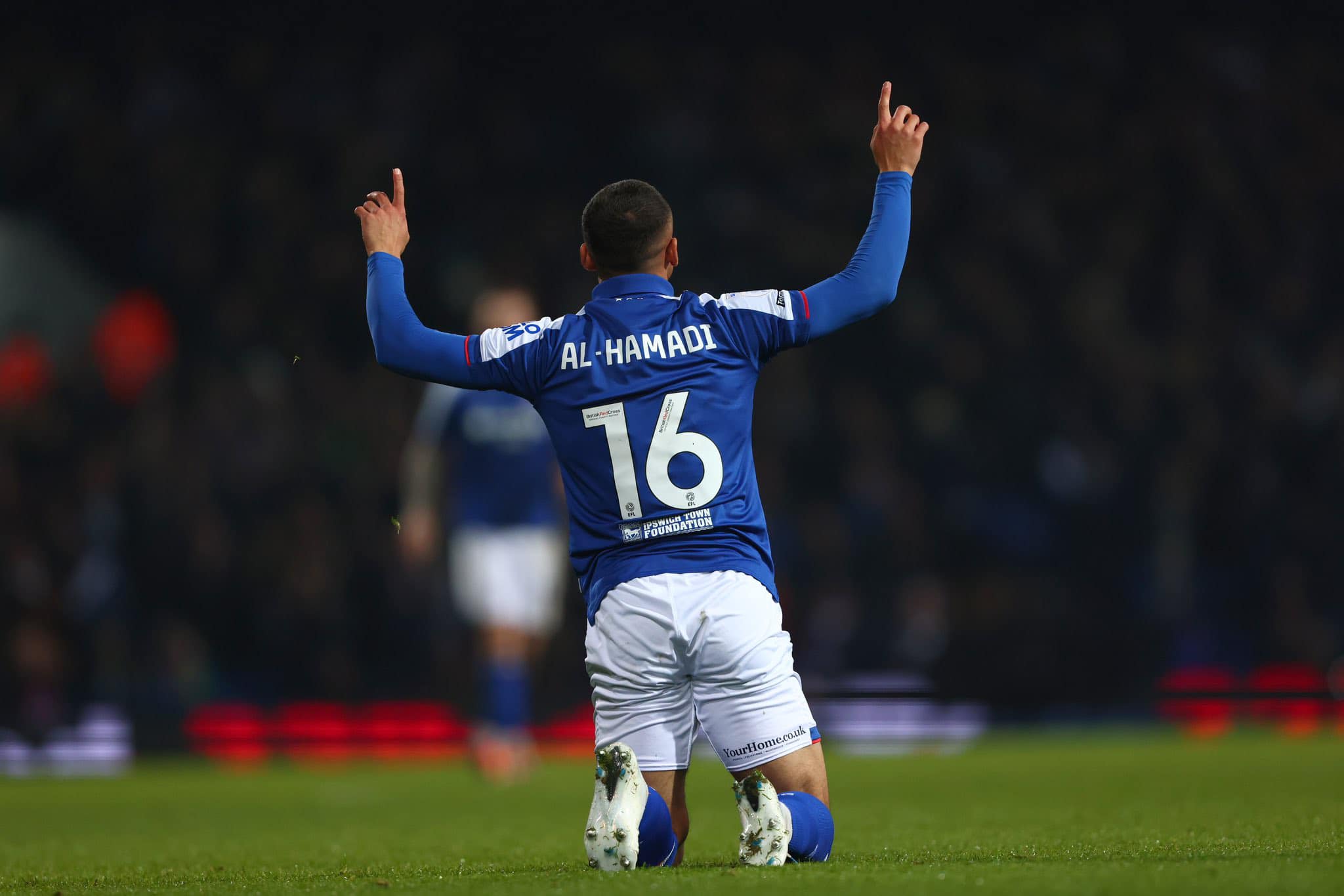 Ipswich Town Football Club's Ali Al-Hamadi became the first Iraqi