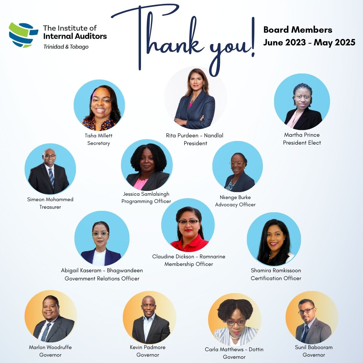 IIA - 🌟 Heartfelt Thanks to Our Outgoing Board Members 🌟 As we bid ...