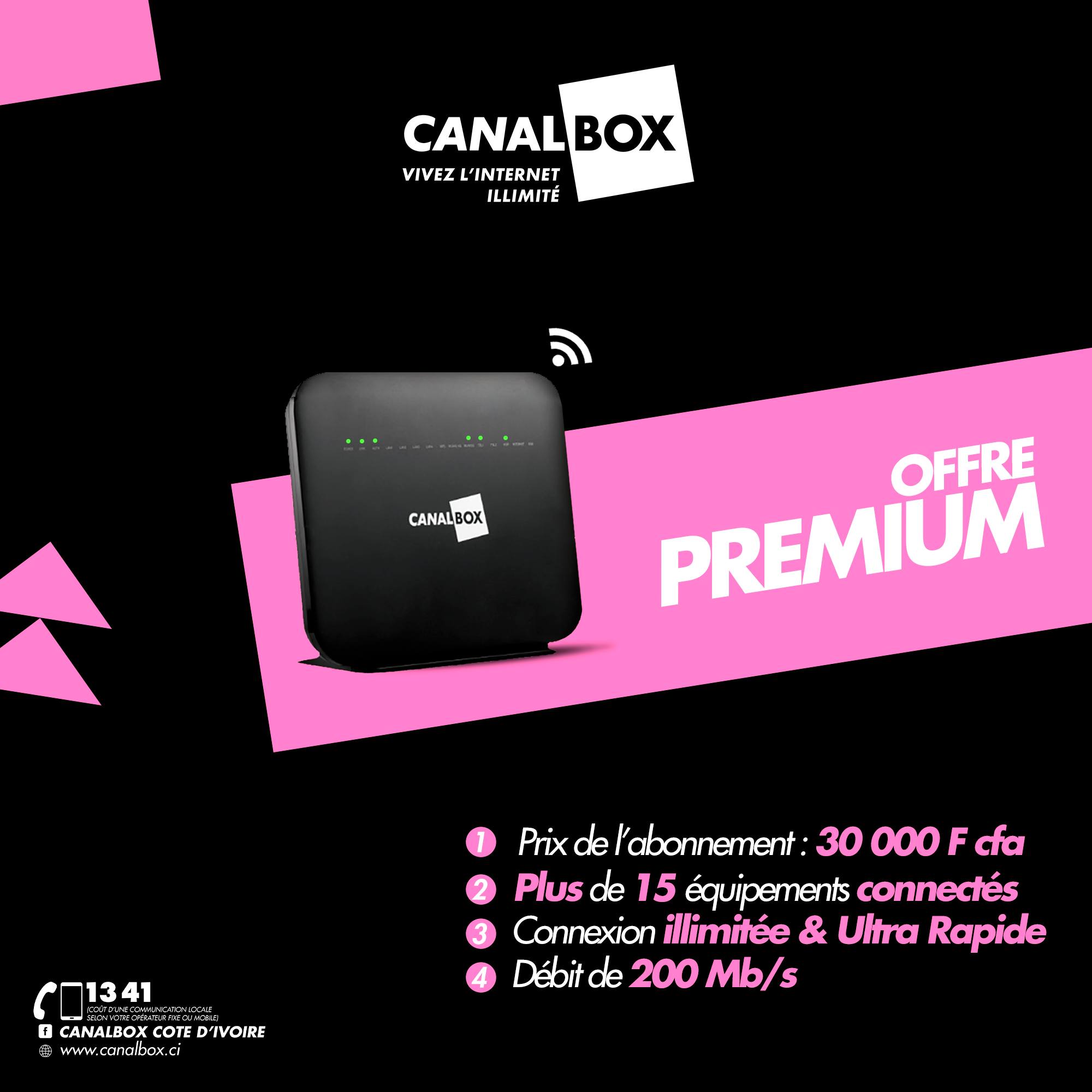 Profitez de l'offre PREMIUM de... - Canalbox Côte d'Ivoire