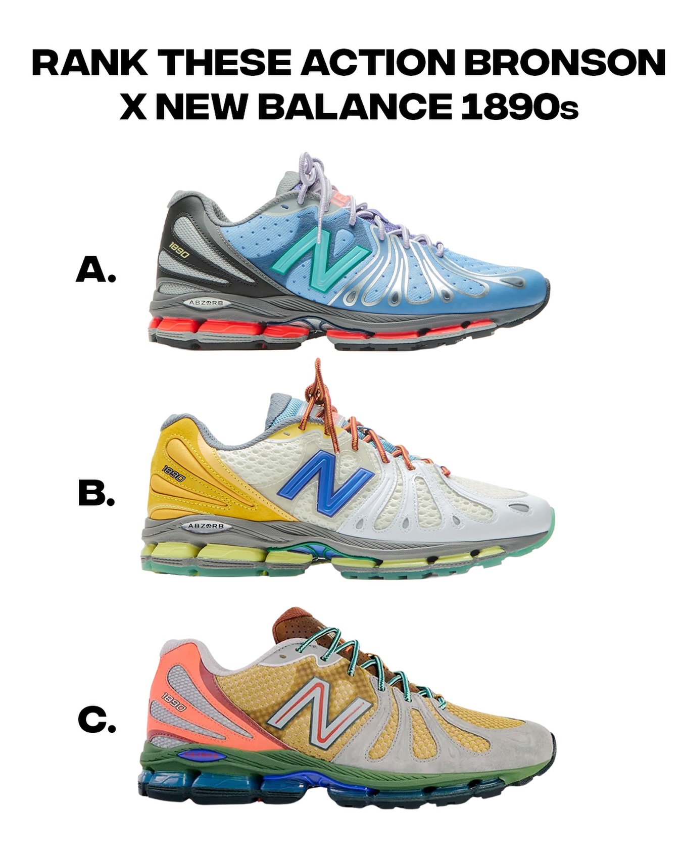 Action Bronson x New Balance 1890 “Planet Frog” first look for