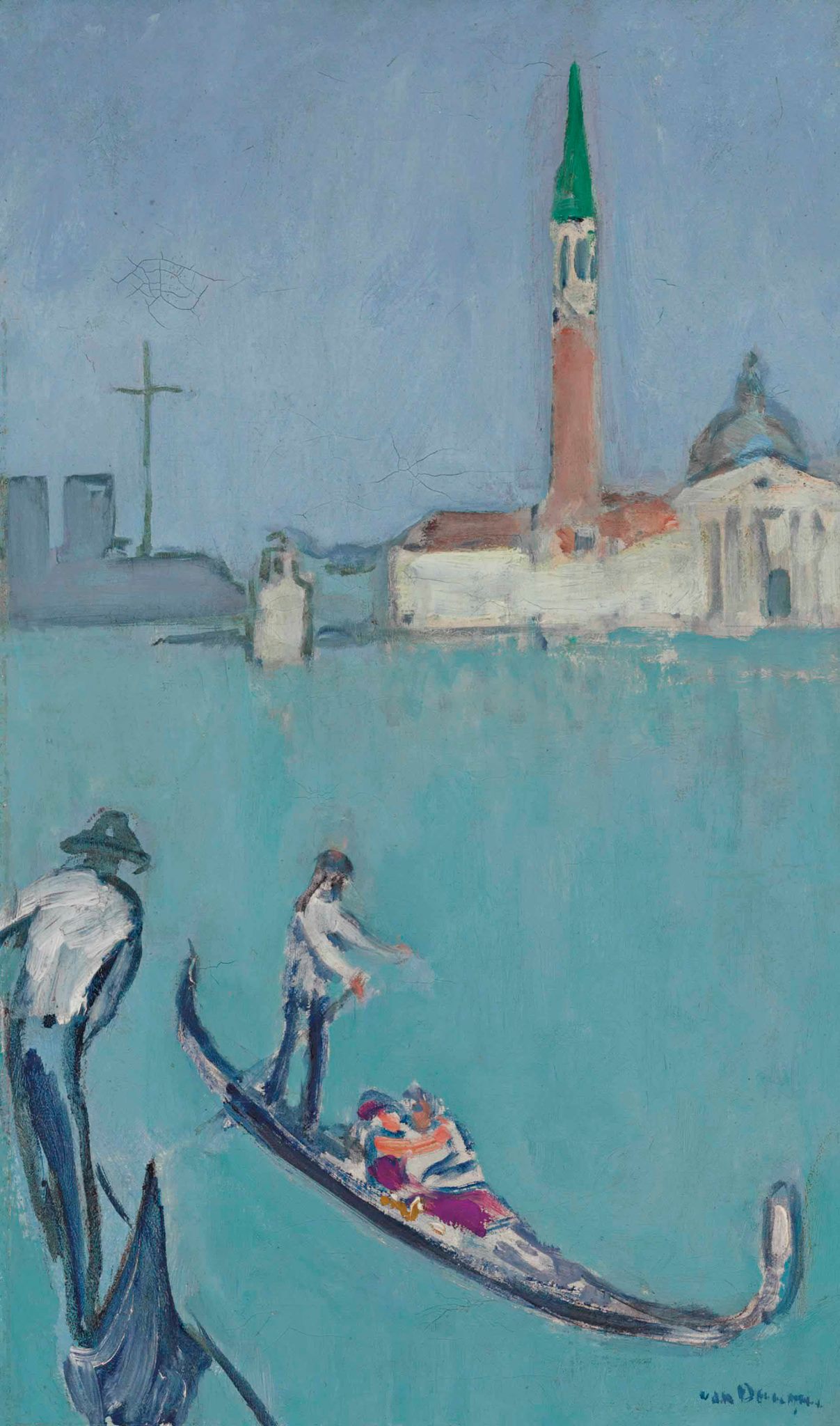 Kees van Dongen - Thé dans mon atelier, 1922-23. Oil on canvas