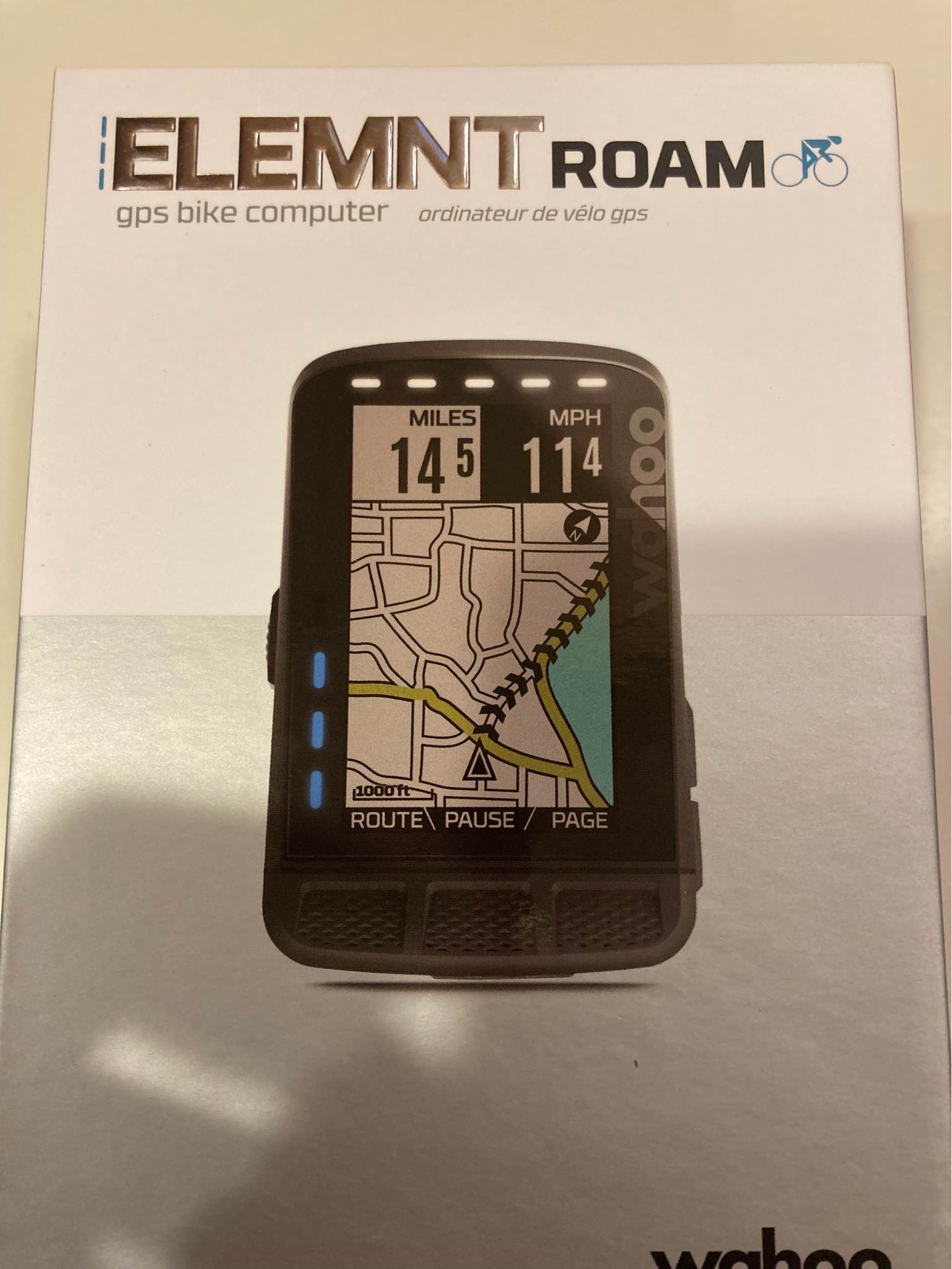 Felt TT bike, Wahoo KICKR Smart Bike Trainer,and ELEMNT ROAM GPS Bike ...