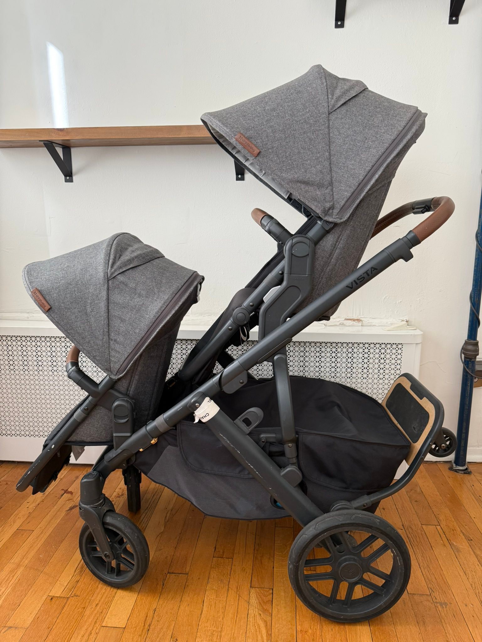 uppababy-usa UPPAbaby VISTA V2 Stroller Complete with the Ridge Bohemian Mantra All-Purpose Backpack Color:Aspen Green 80L backpack
