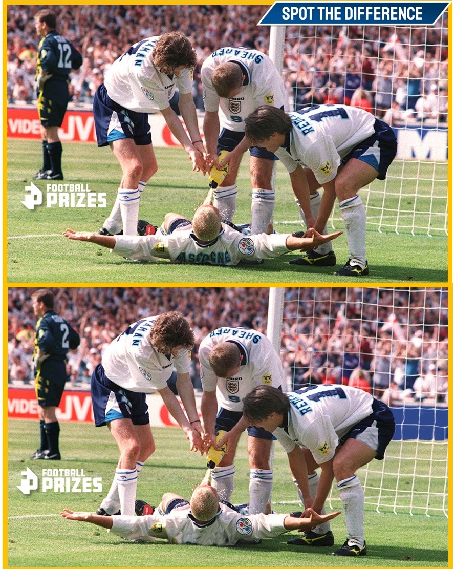 TRIVIA! 👀 Spot The Difference between these two Euro '96 pictures