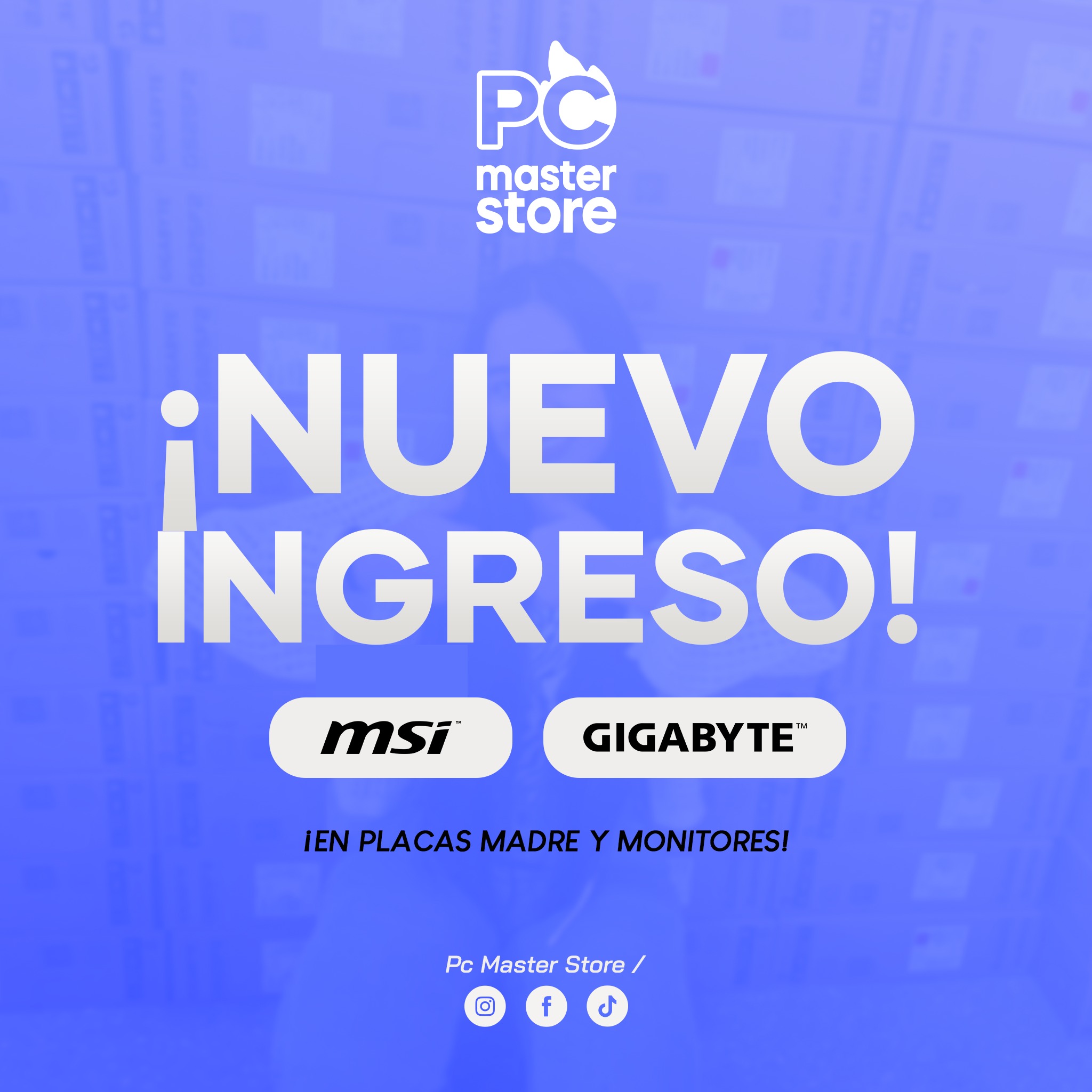 Pc Master Store - ¡NUEVO INGRESO MSI Y GIGABYTE! 🔰... | Facebook