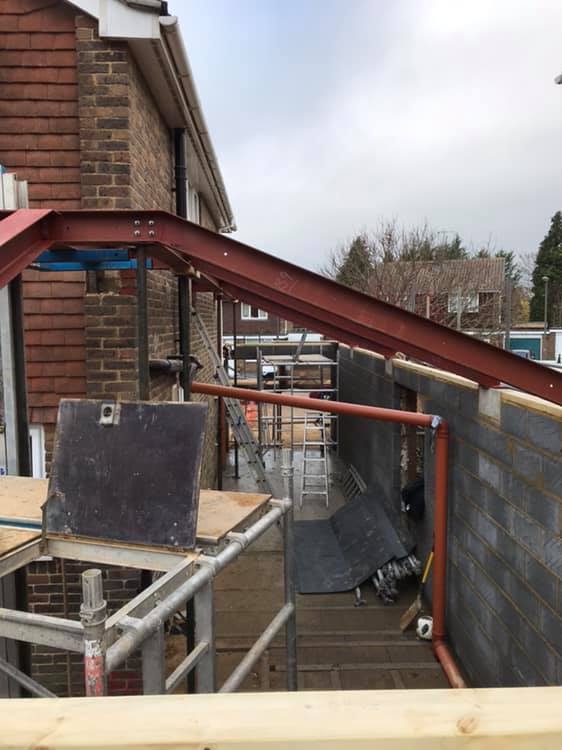 Cranked beans and ridge beams... - Hogs Back Builders