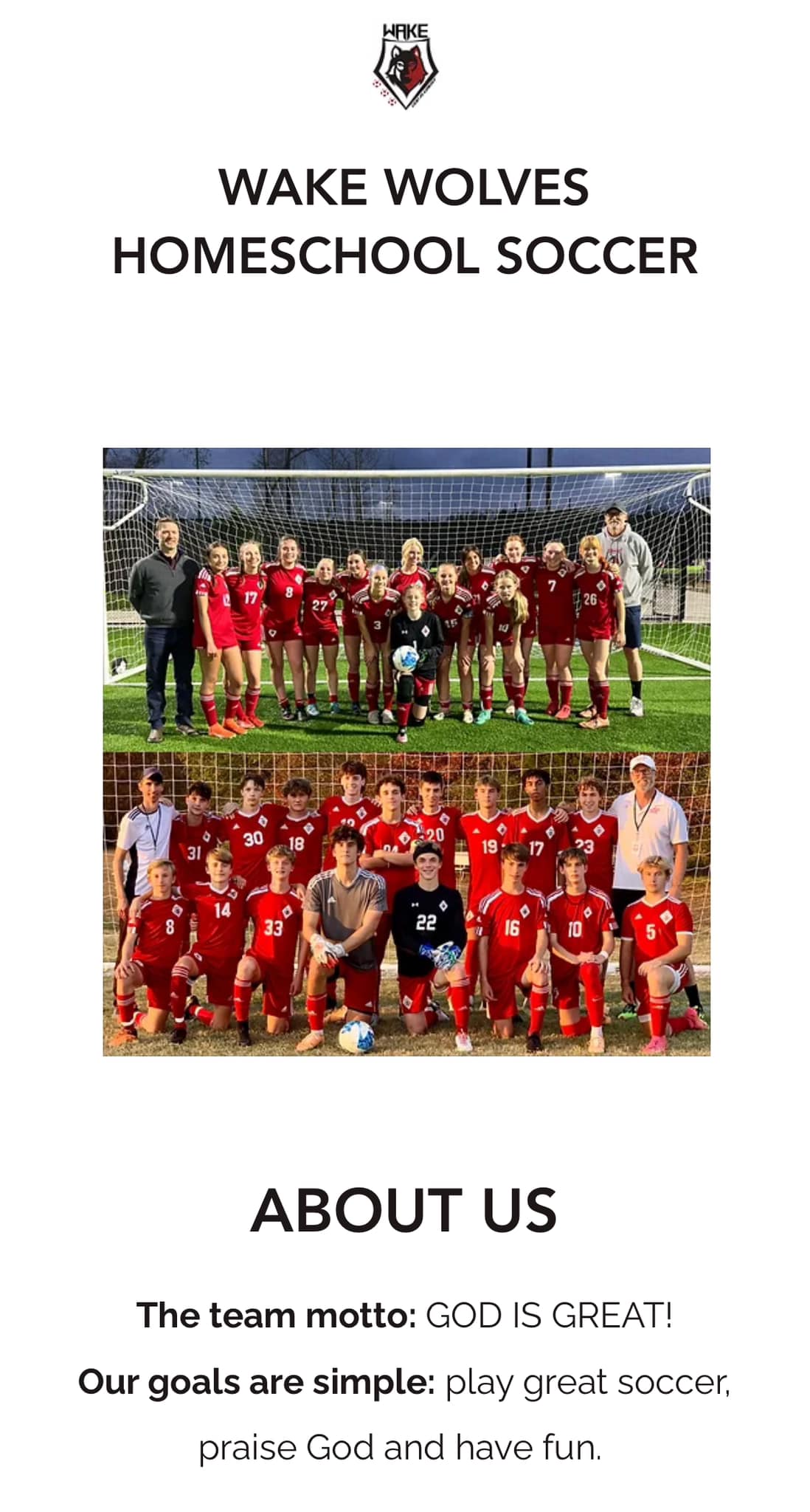 Southwest Wake Soccer Wolves | Cary NC