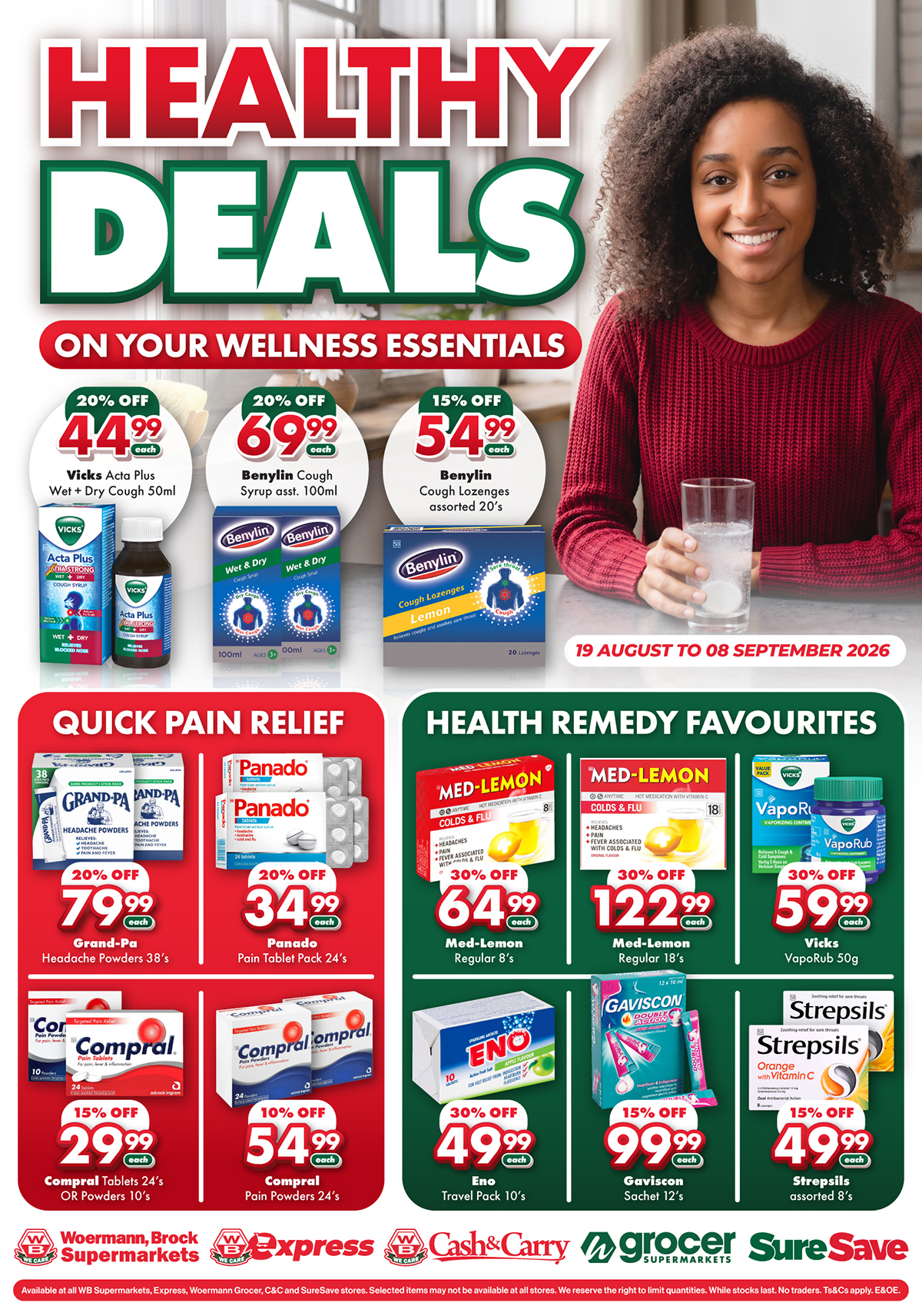 Wellness essentials on sale at Suresave Namibia until 08 September
