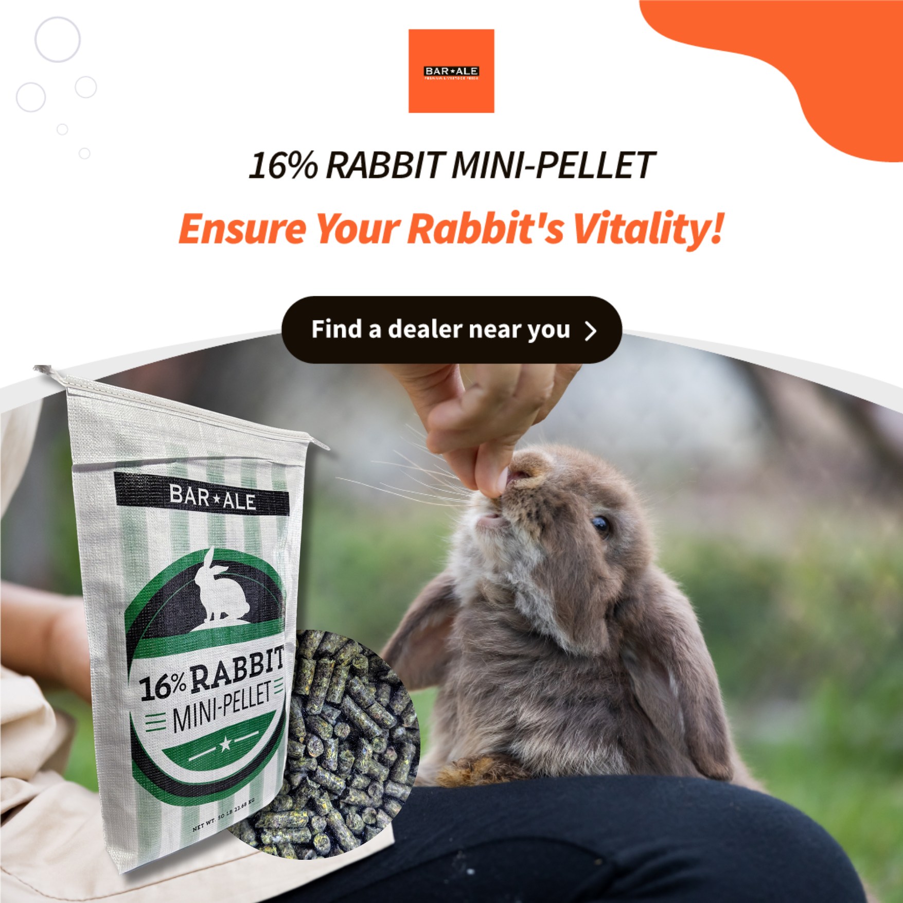 View of Bar - 16% Rabbit Mini-Pellet – Consistent and natural nutrition for ...
