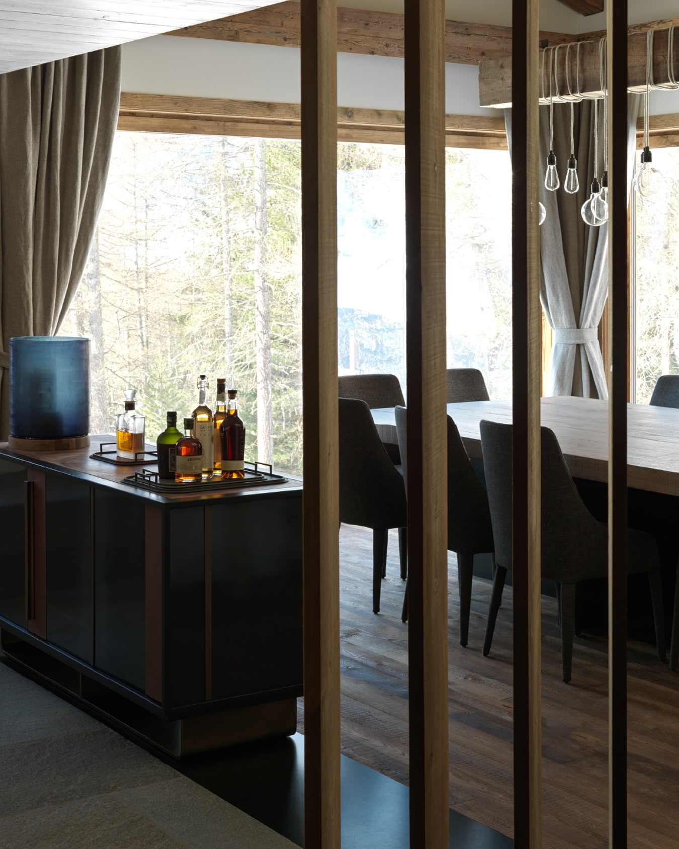 Francesca - The large windows behind the dining table are like big ...