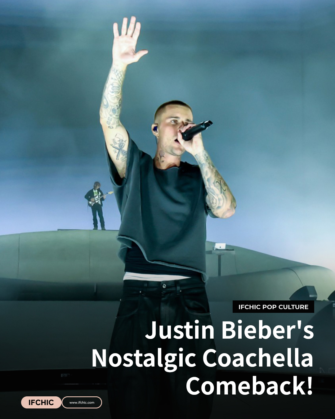 Justin Bieber made a nostalgic return to the spotlight as a