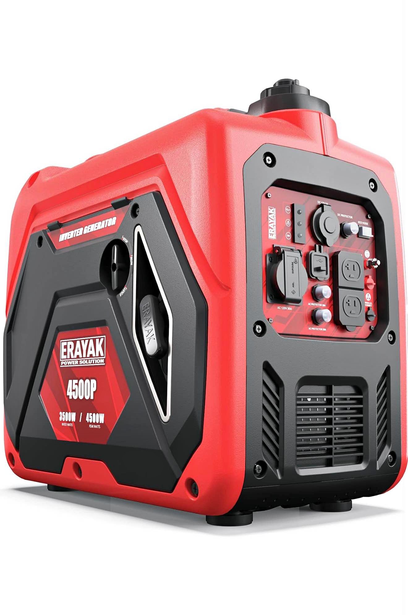 4500W Portable Inverter Generator for Home Use, Super Quiet Small ...