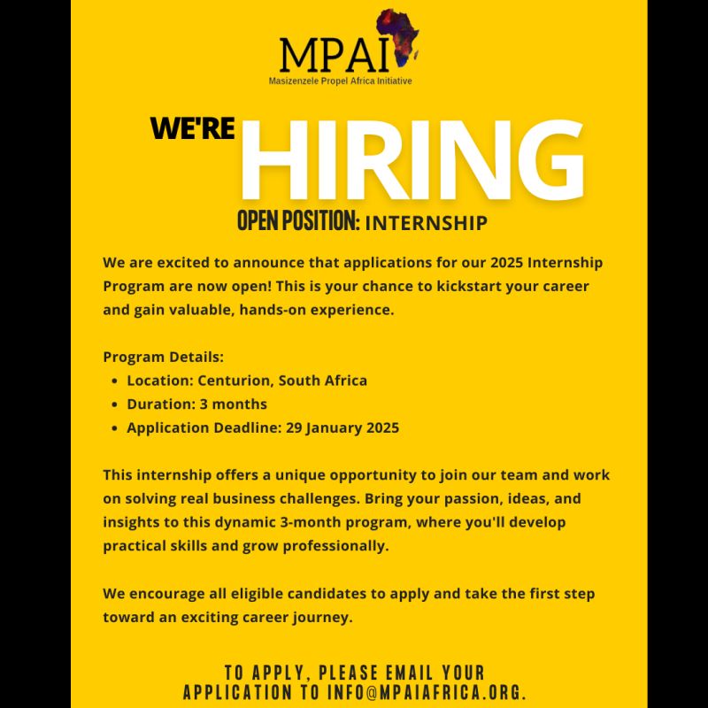 Internships-SA - We are excited to announce that... | Facebook
