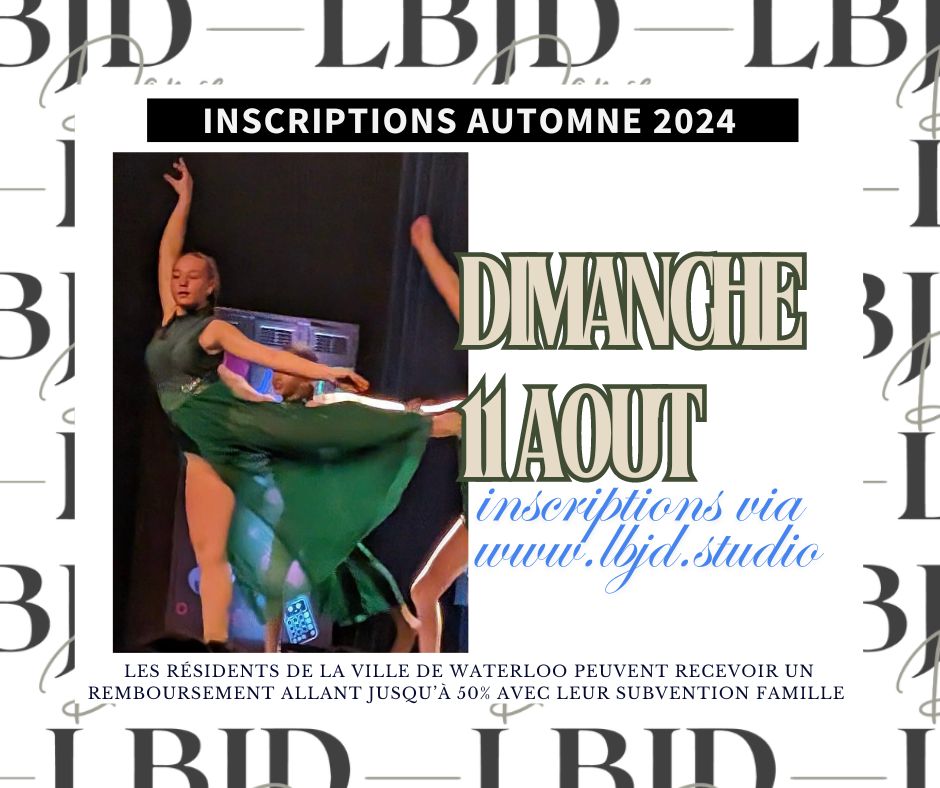 LBJD Danse - La date des inscriptions est officielle.... | Facebook