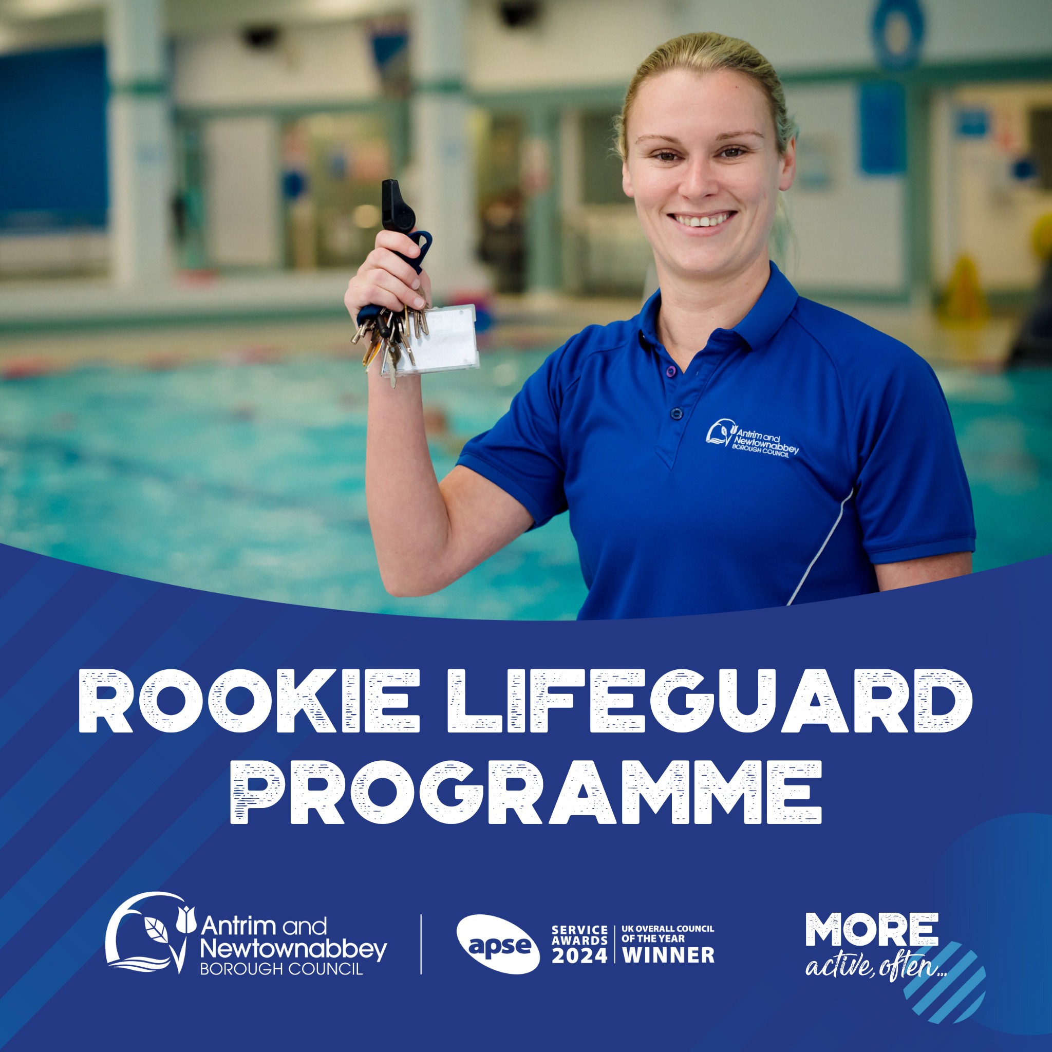 Antrim - 🚨 𝐍𝐎𝐖 𝐅𝐔𝐋𝐋𝐘 𝐁𝐎𝐎𝐊𝐄𝐃🚨 Sign Up Now: Rookie Lifeguard Programme ...