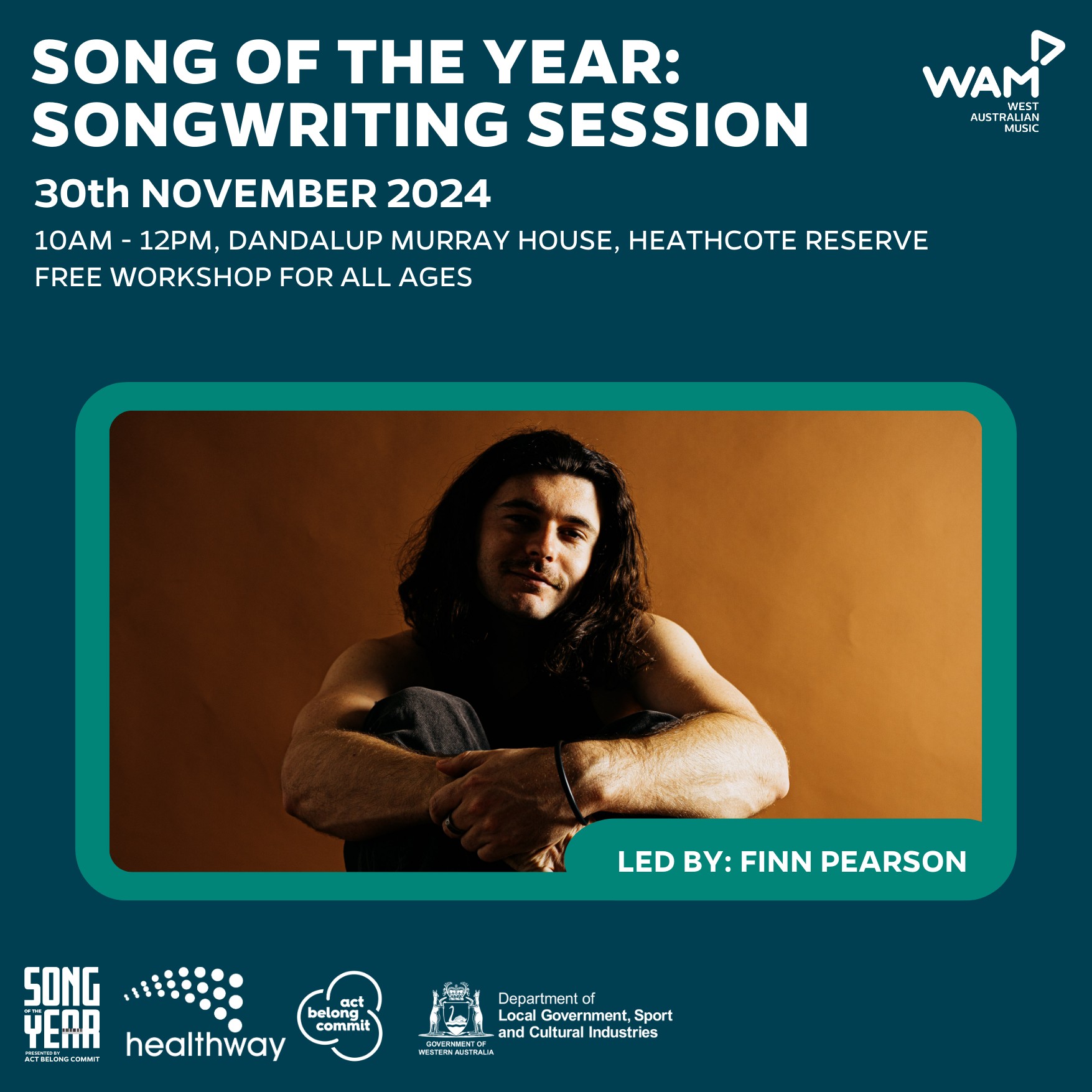 WAM - Our final SOTY: Songwriting Session for 2024 is fast... | Facebook