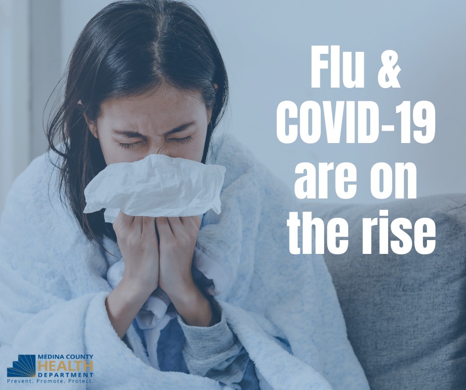 Medina - We are seeing an increase in flu and COVID-19 cases ...