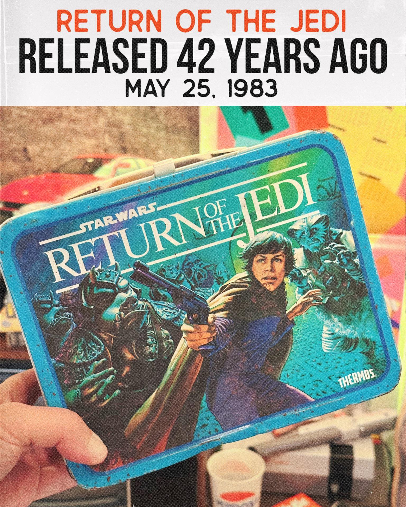 Return of the Jedi was released in theaters 42 years ago on May 25 