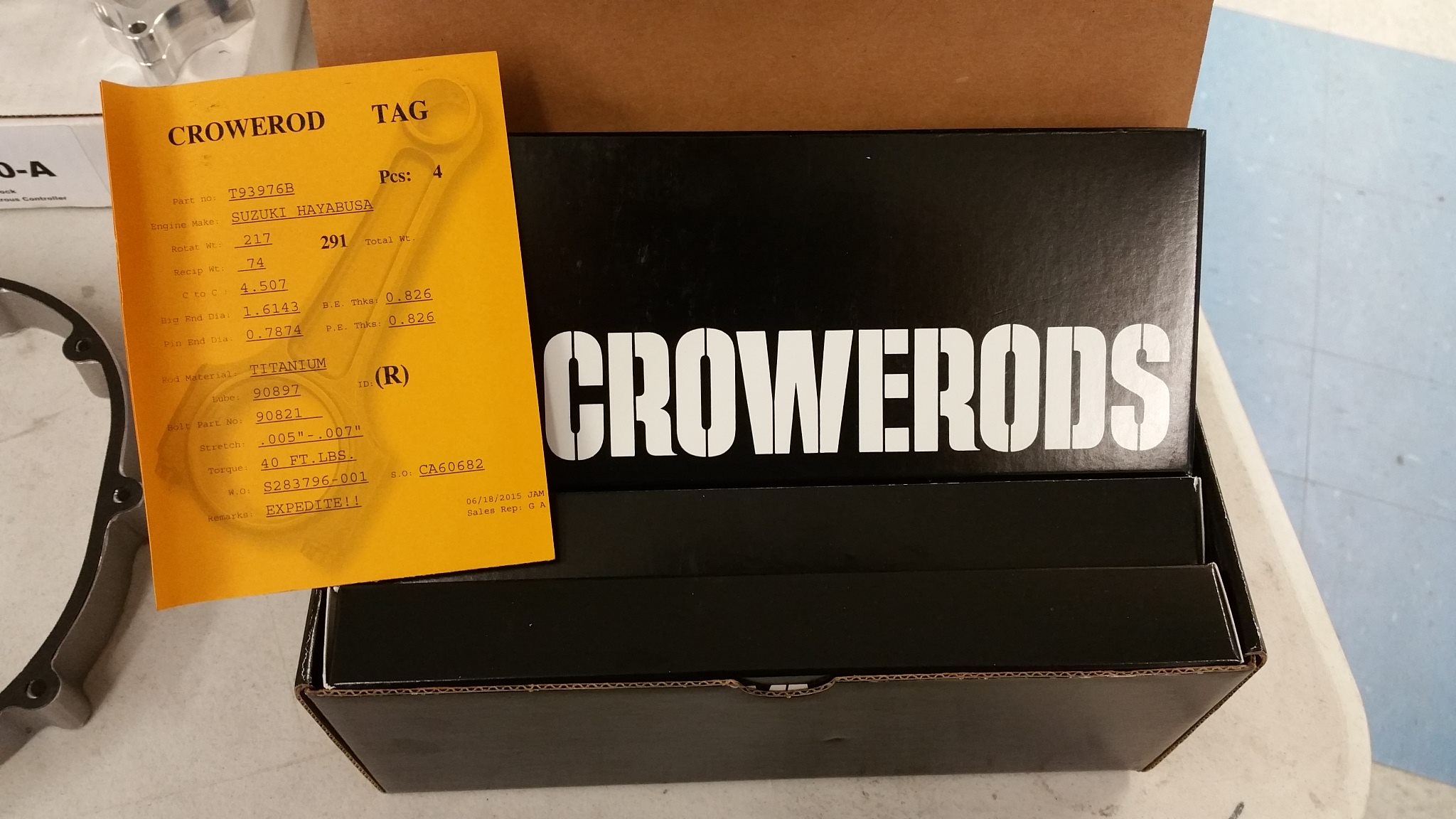FOR SALE: Brand New, Never Ran, Crower Titanium Connecting Rods