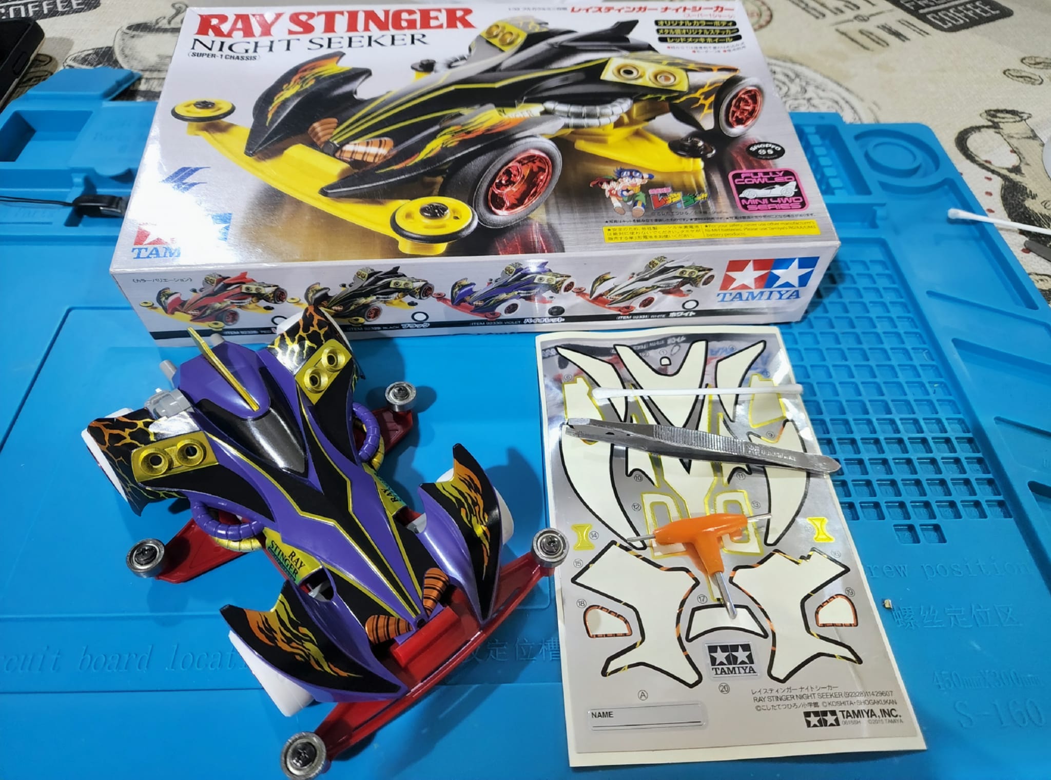 RAY STINGER NIGHT SEEKER (SUPER-1) Tamiya mini 4wd SuperRARE