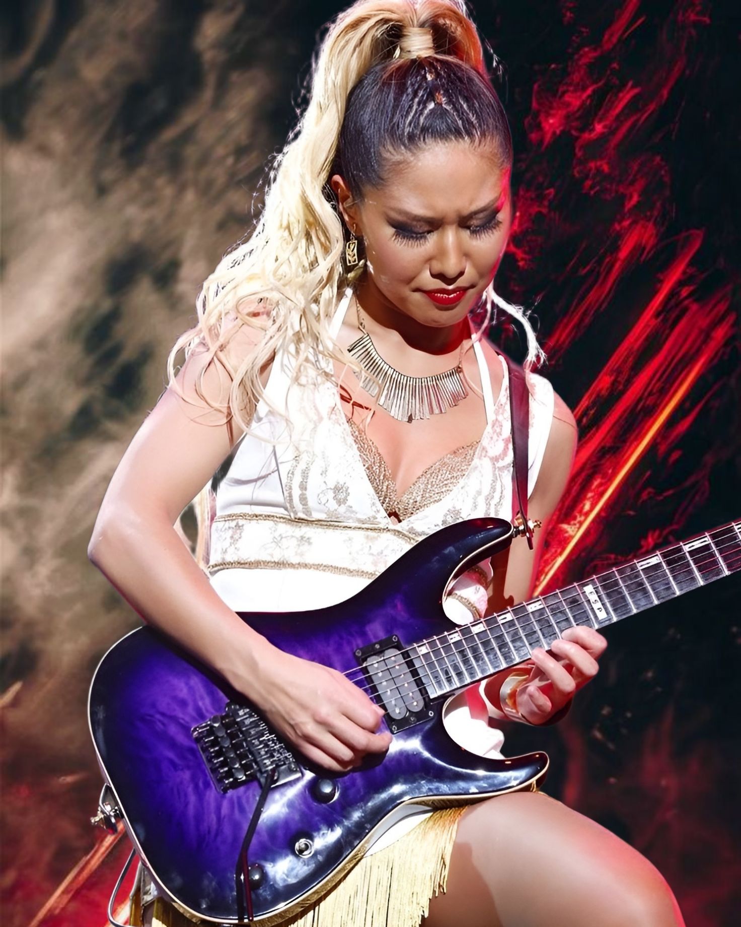 Happy Birthday to Midori from Lovebites! 🤘 Your riffs, technique