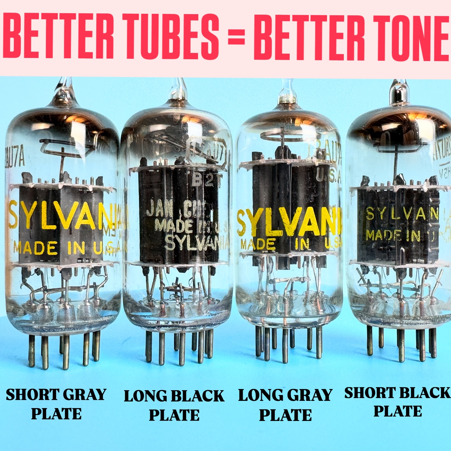 Sylvania Fat Boy 6CA7 Tubes in Vacuum Tube Amplifiers