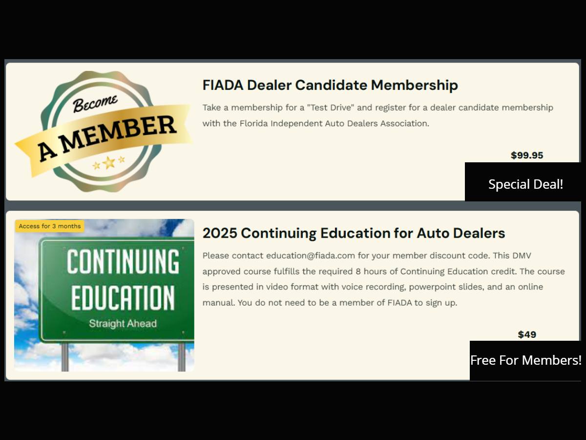 FIADA - It's license renewal season! Don't wait until the last minute ...